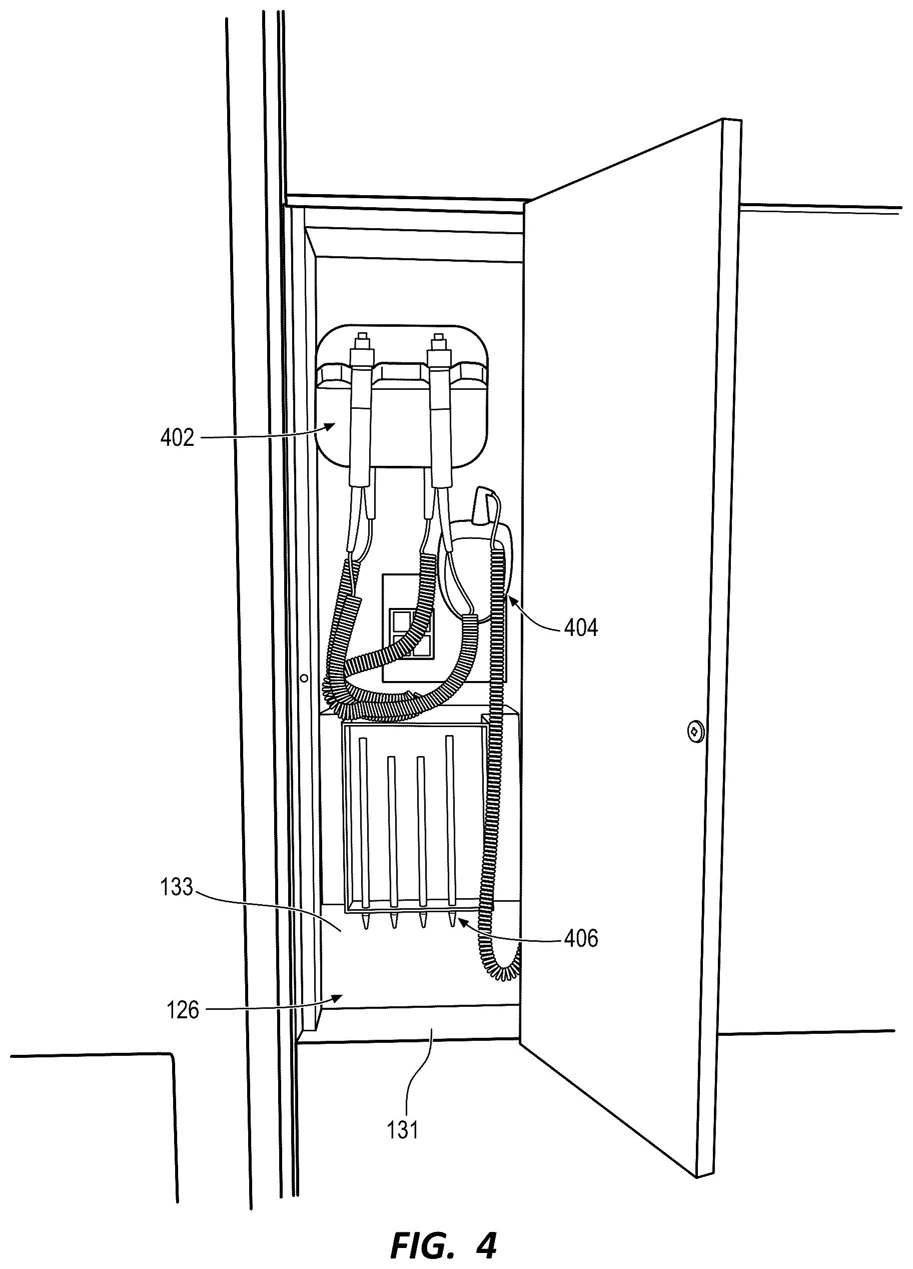Patent US12480320 Figure 5 – Modular treatment, examination, and waiting station