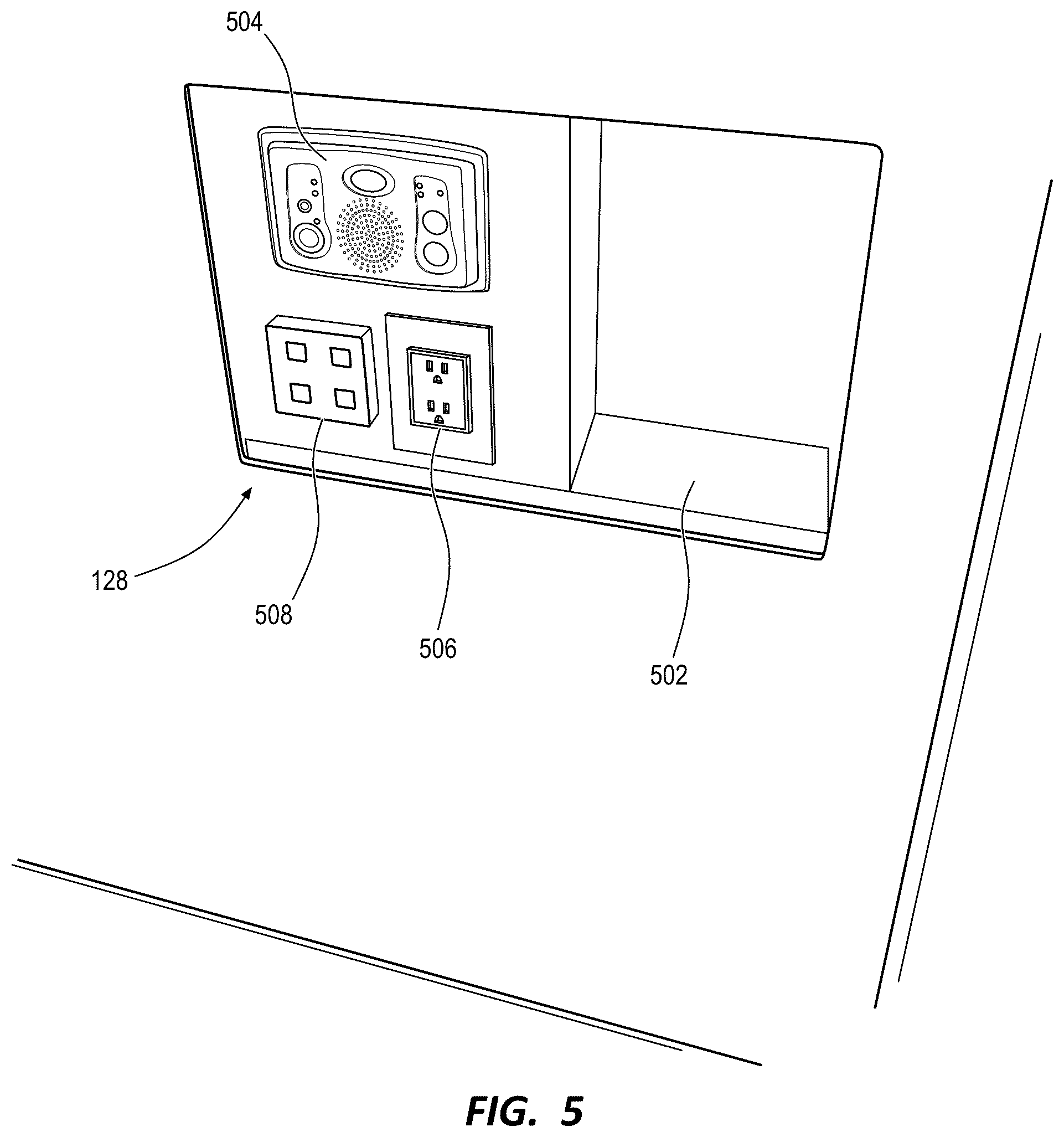 Patent US12480320 Figure 6 – Modular treatment, examination, and waiting station