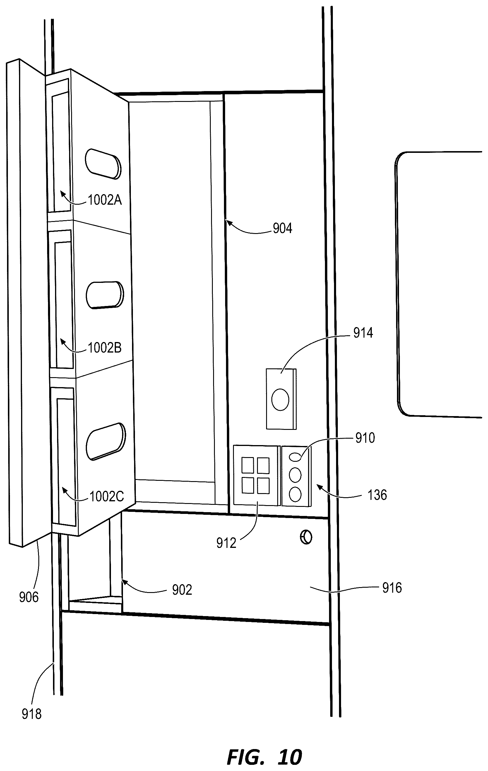 Patent US12480320 Figure 11 – Modular treatment, examination, and waiting station