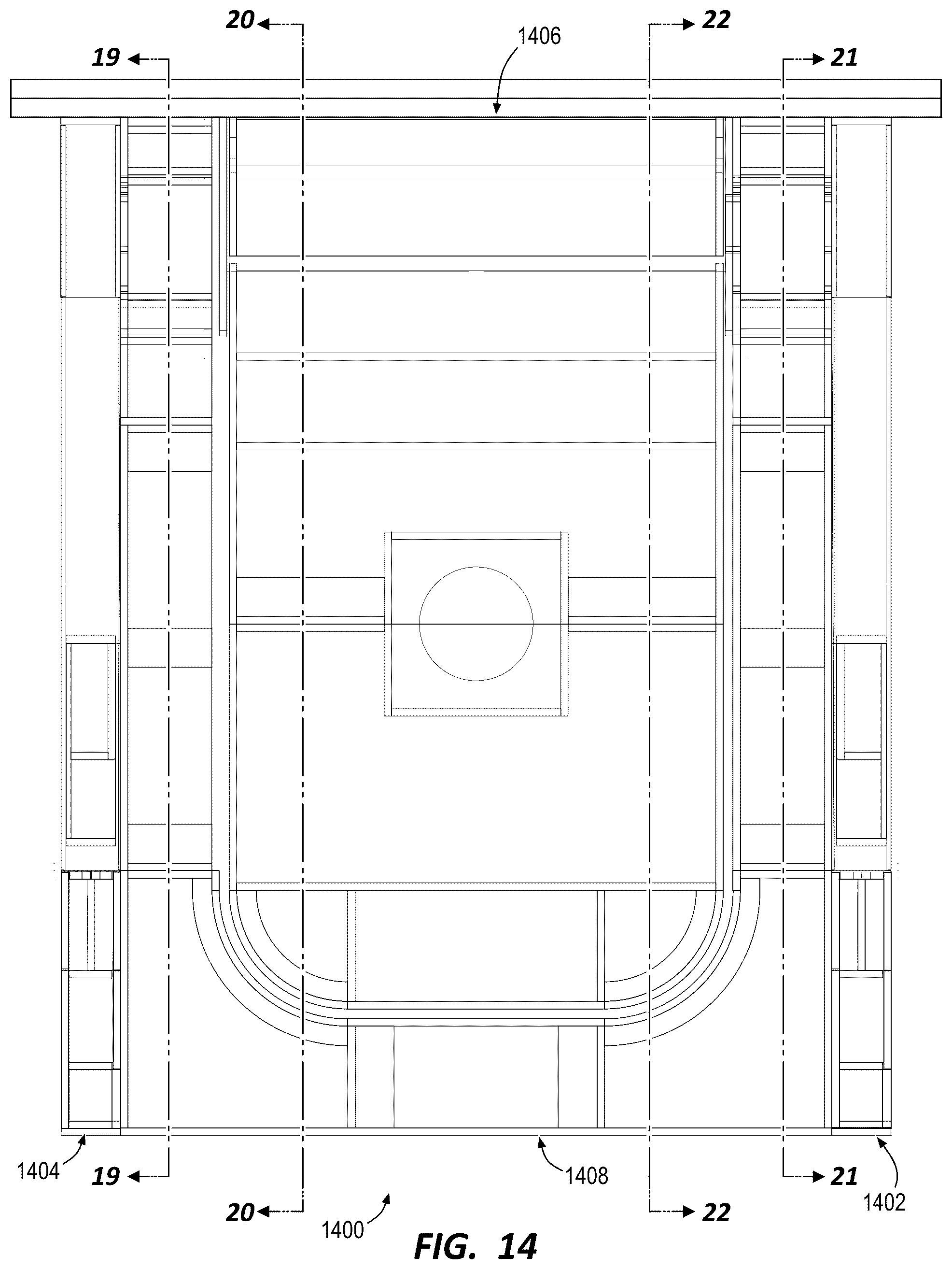 Patent US12480320 Figure 15 – Modular treatment, examination, and waiting station
