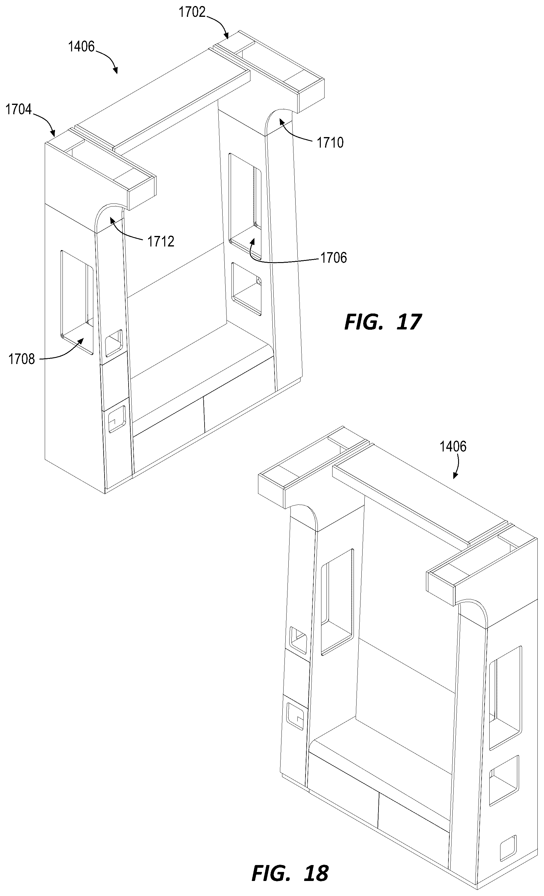 Patent US12480320 Figure 17 – Modular treatment, examination, and waiting station