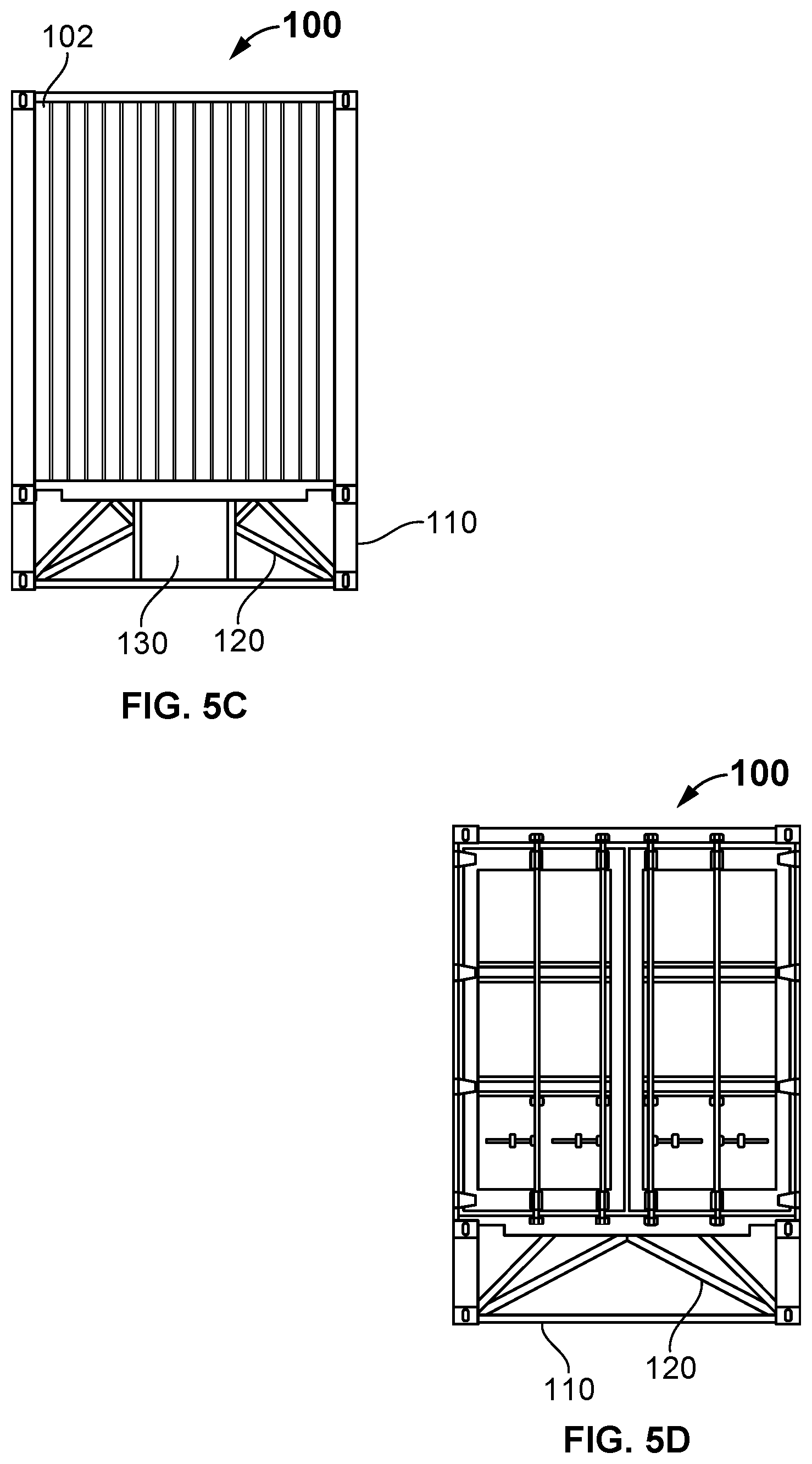 Patent US12480321 Figure 5 – Personal protective equipment decontamination facility in a container