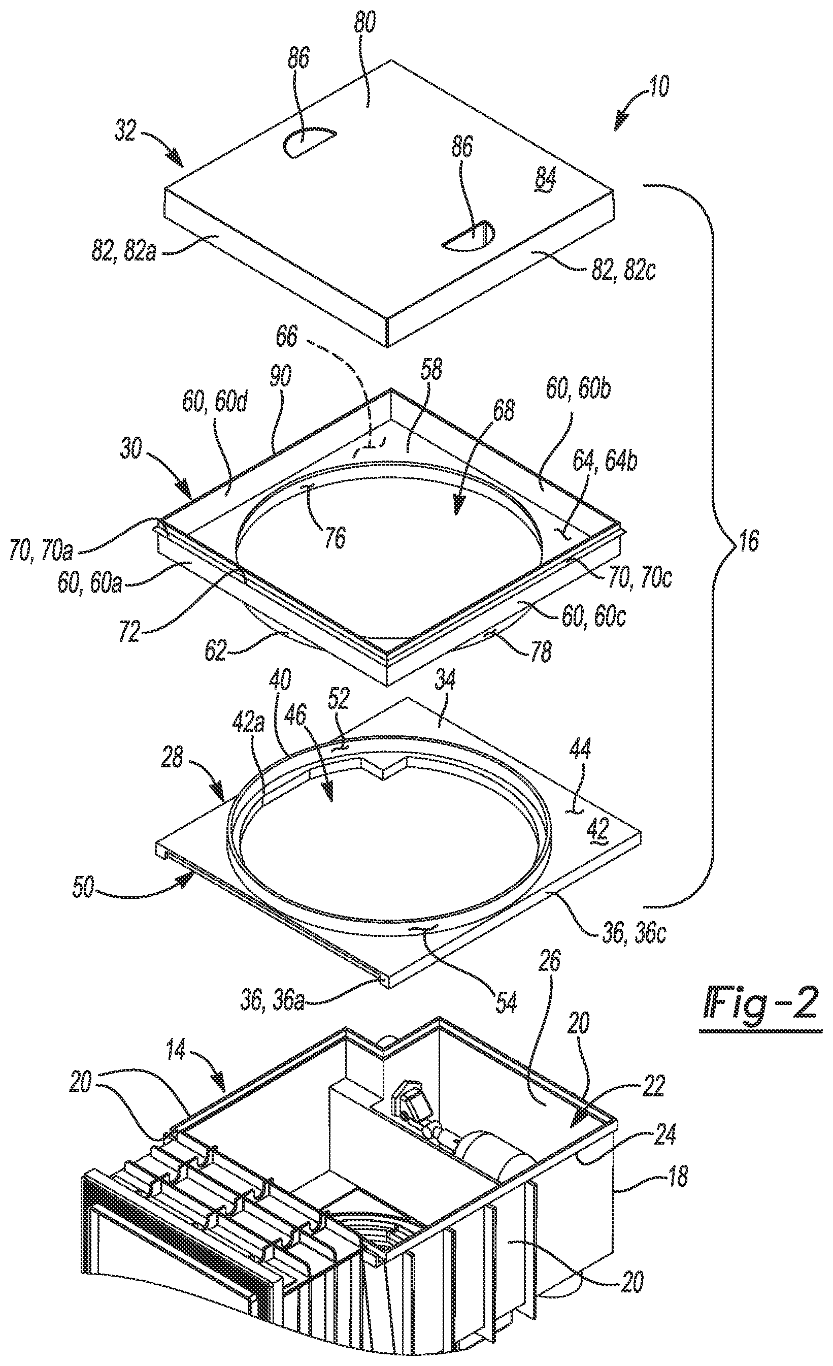 Patent US12480325 Figure 2 – Skimmer cover assembly method