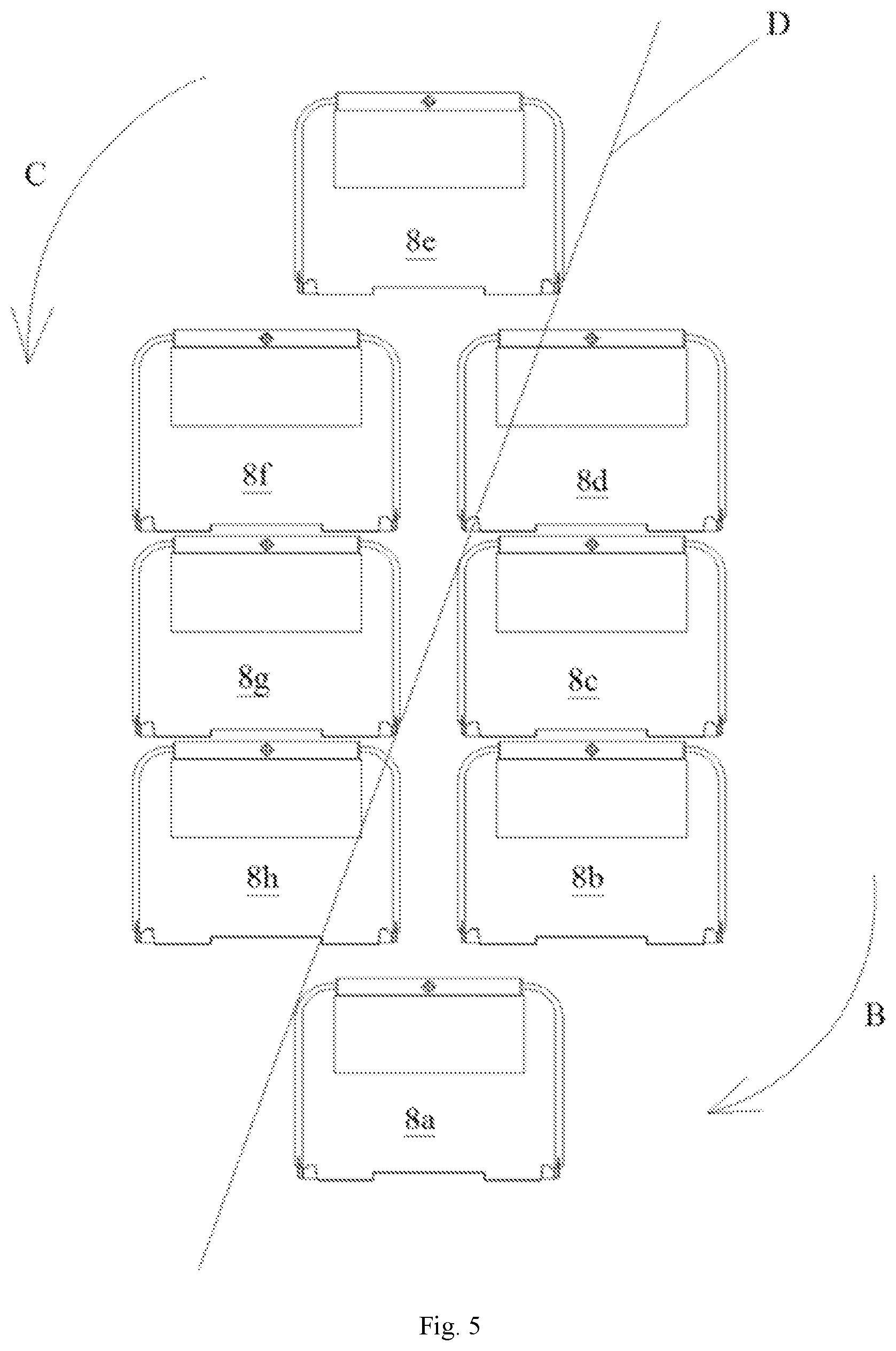 Patent US12480326 Figure 4 – Vertical circulating stereo garage
