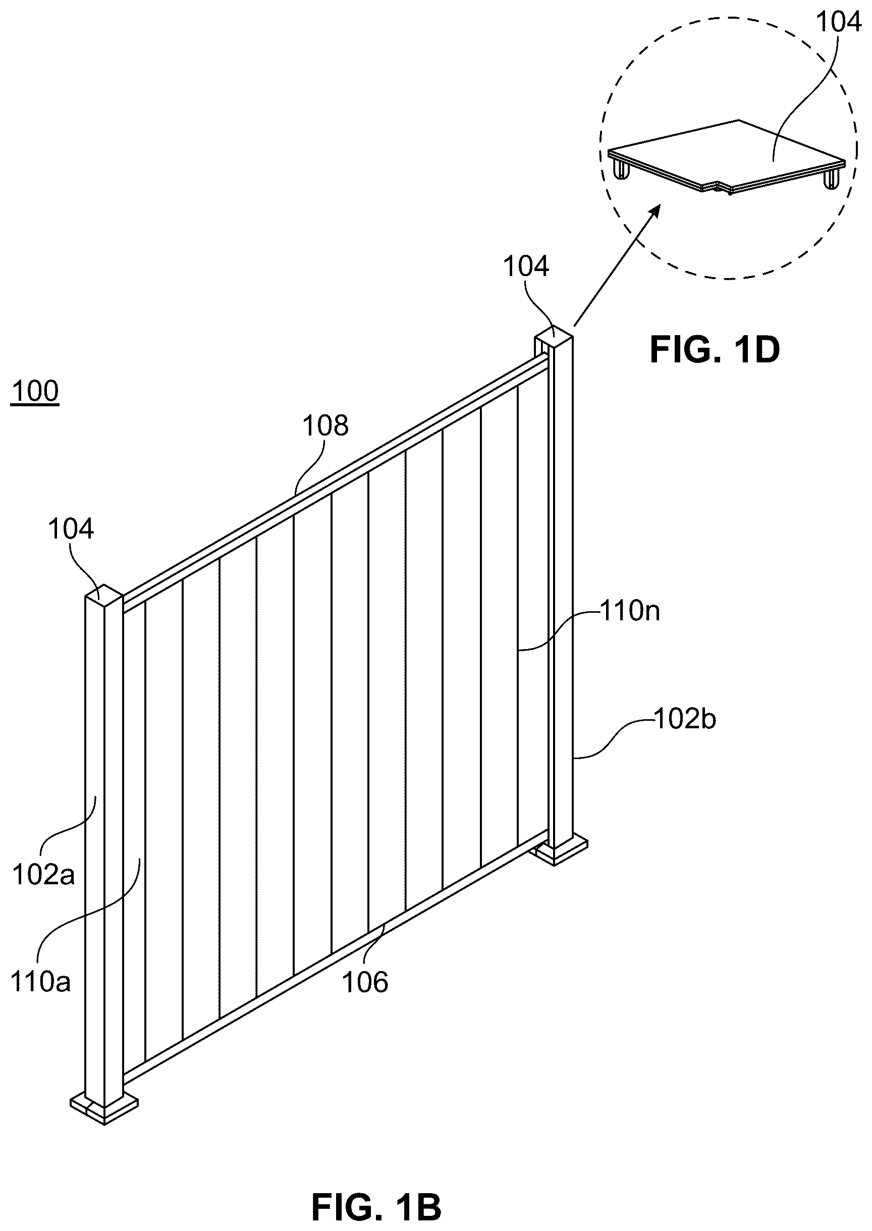 Patent US12480328 Figure 2 – System and method for vertical and horizontal in-fill installation