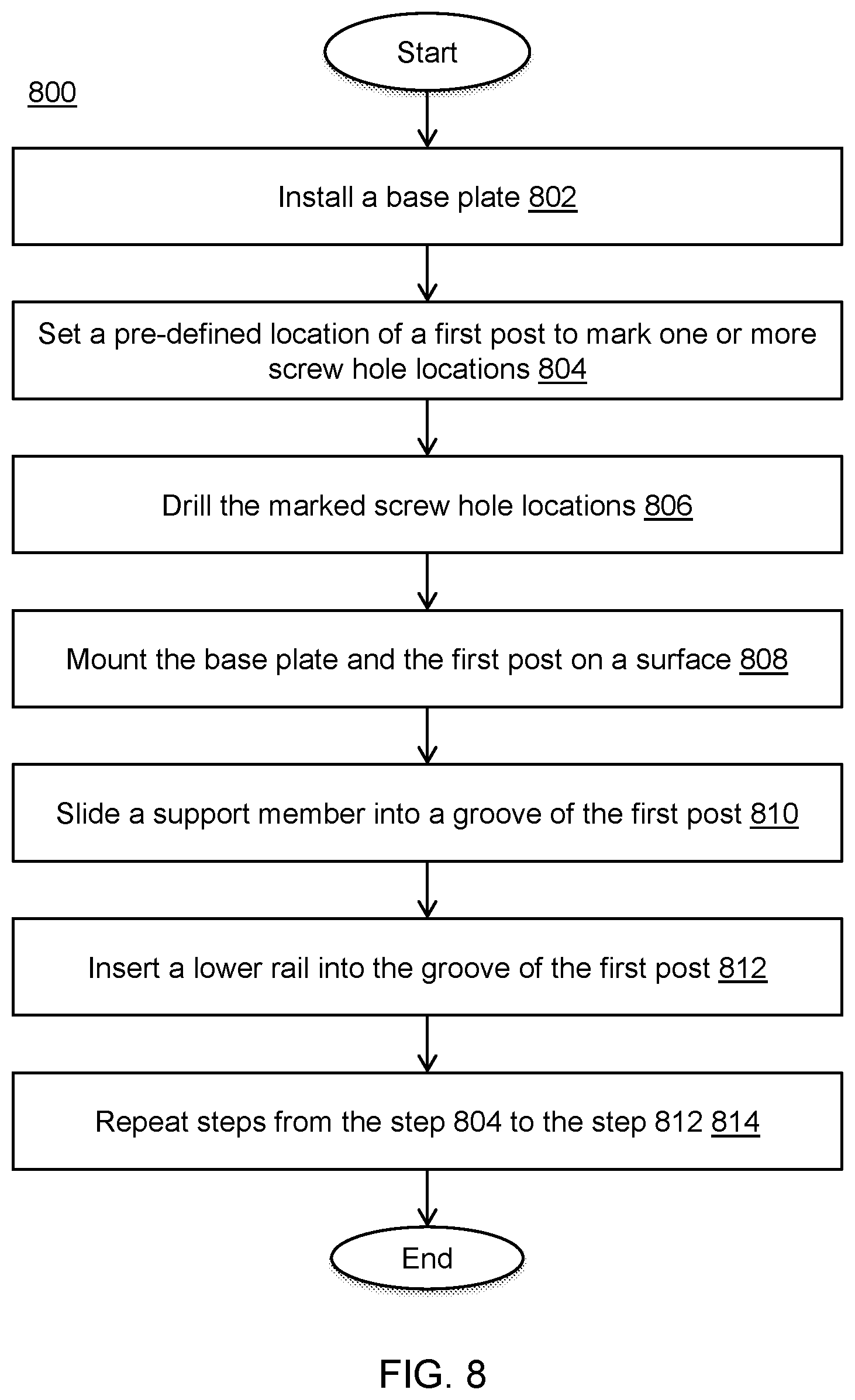 Patent US12480328 Figure 20 – System and method for vertical and horizontal in-fill installation