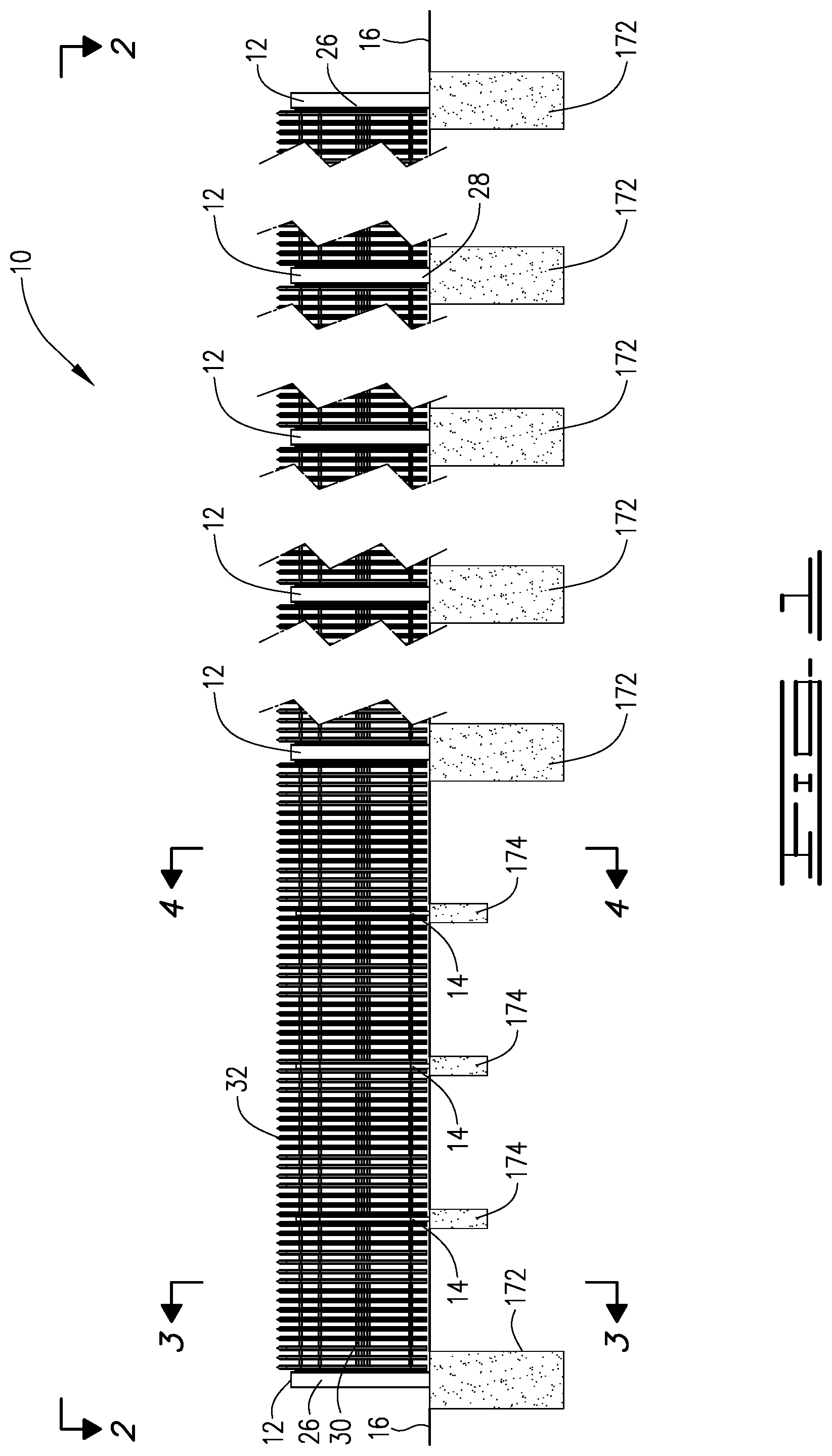 Patent US12480329 Figure 1 – Cable-reinforced barrier