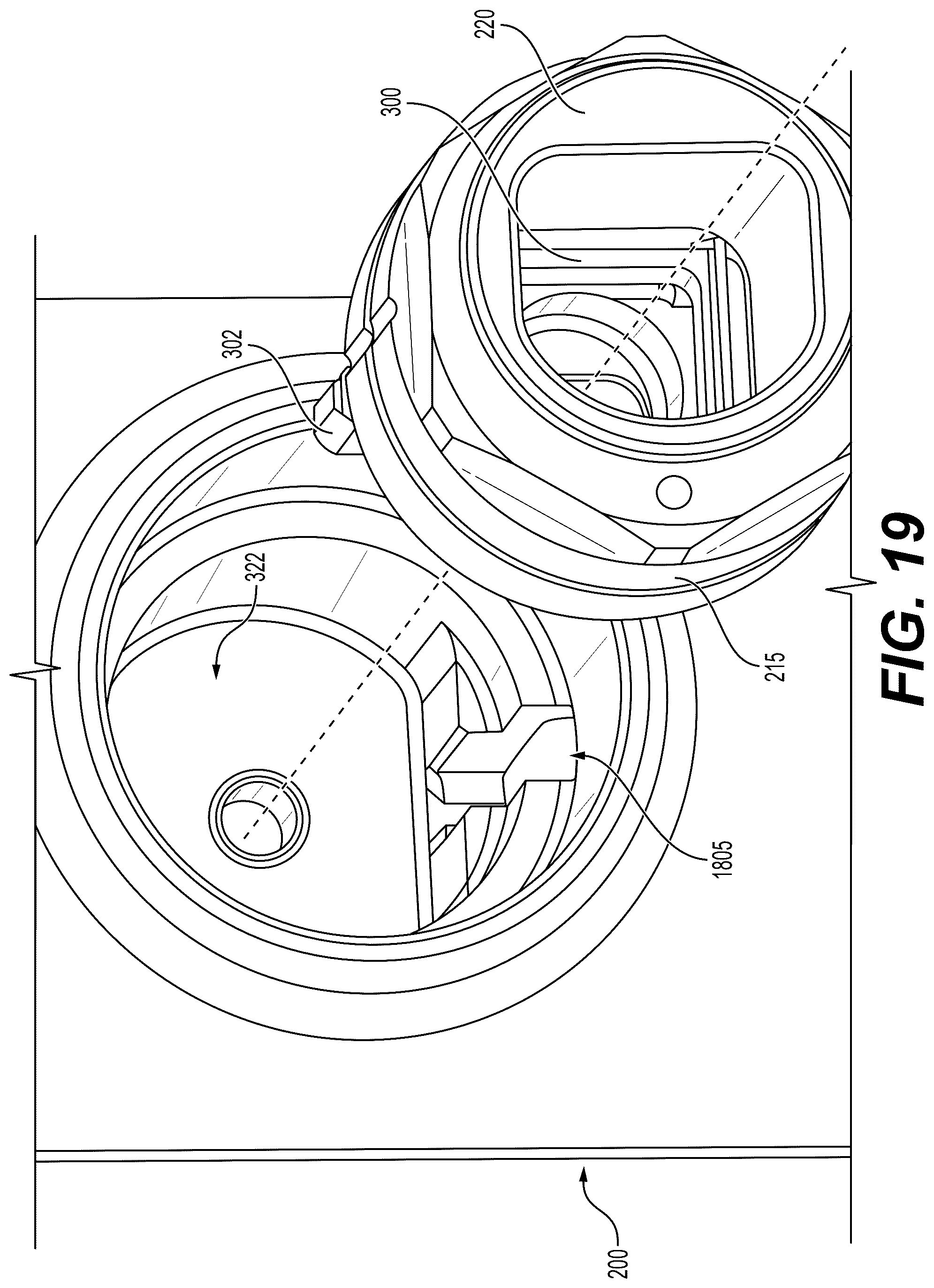 Patent US12480331 Figure 18 – Shear pin latch receptacle assembly for aircraft doors
