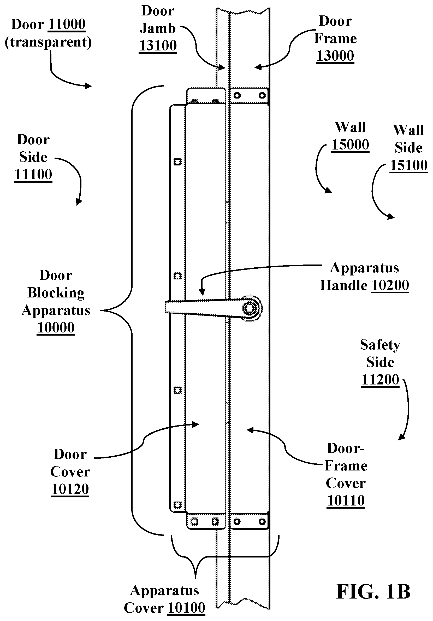 Patent US12480332 Figure 2 – Systems and methods for preventing the opening of a door by unauthorized personnel