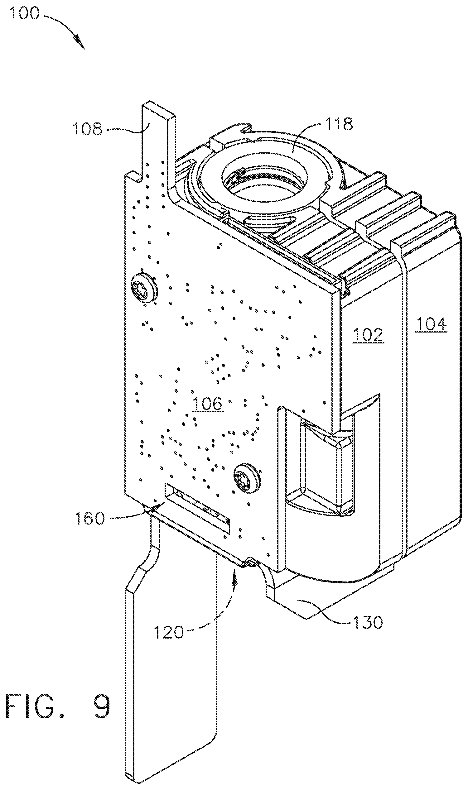 Patent US12480333 Figure 9 – Electronic lockbox