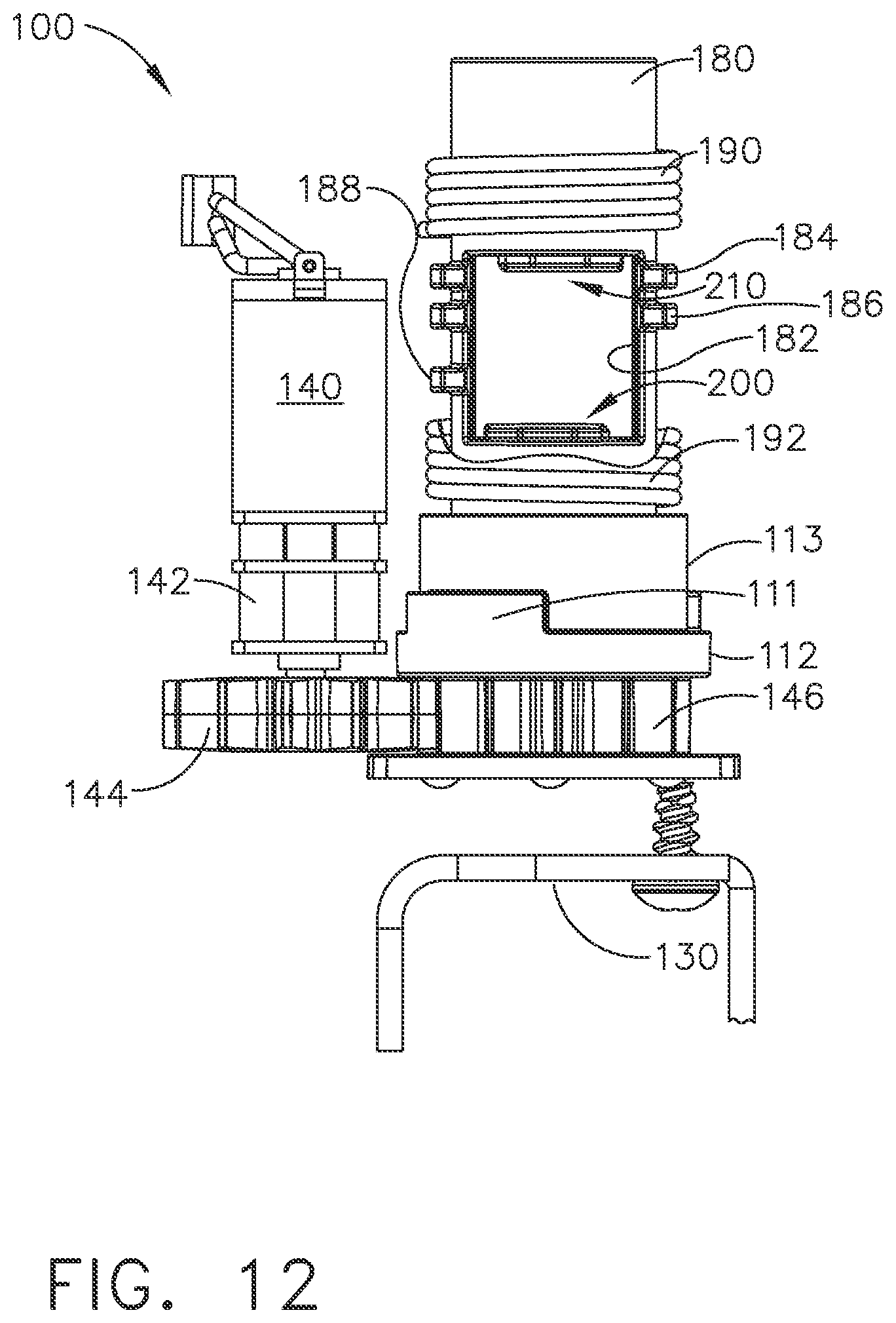 Patent US12480333 Figure 12 – Electronic lockbox