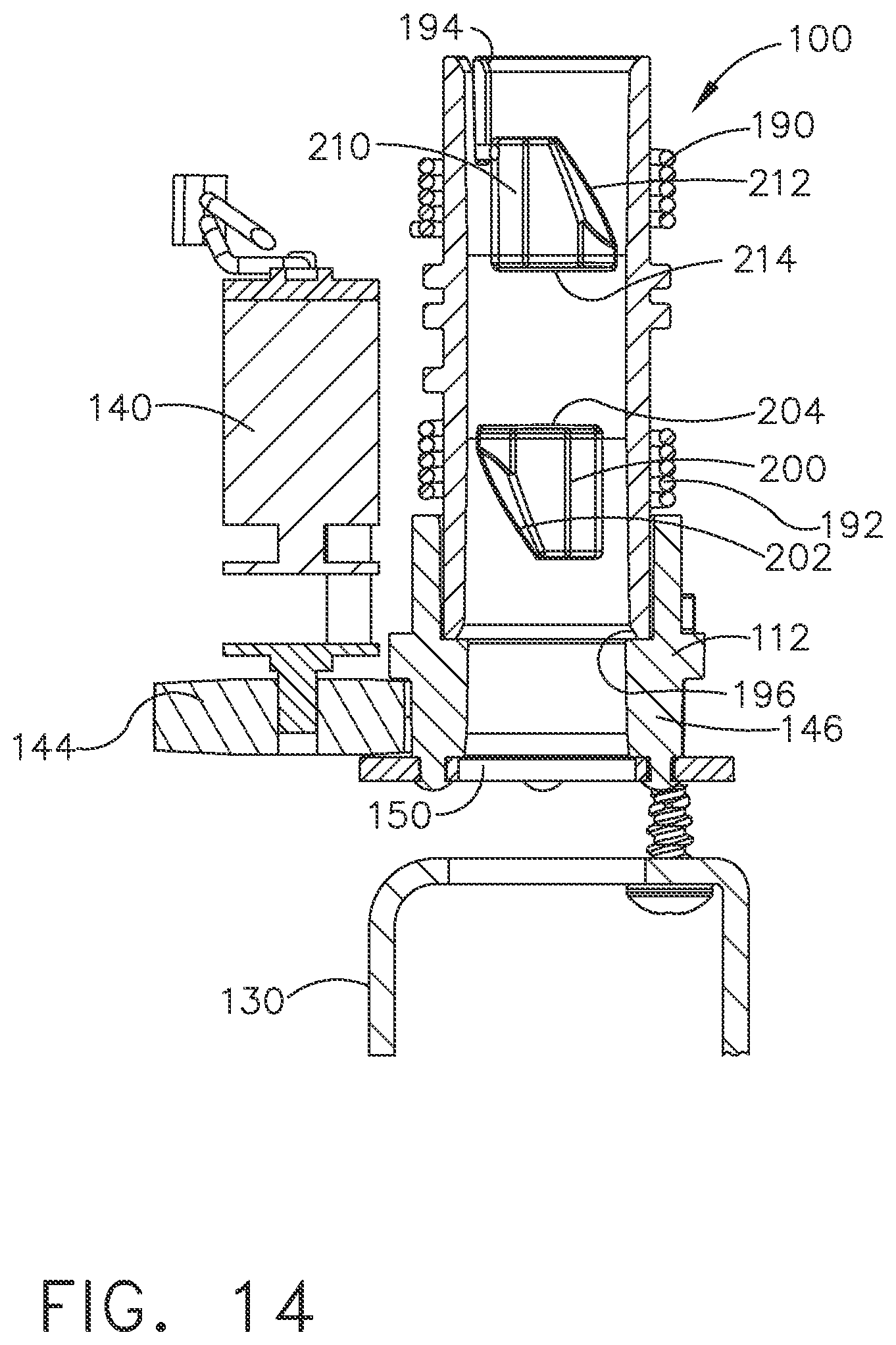 Patent US12480333 Figure 14 – Electronic lockbox