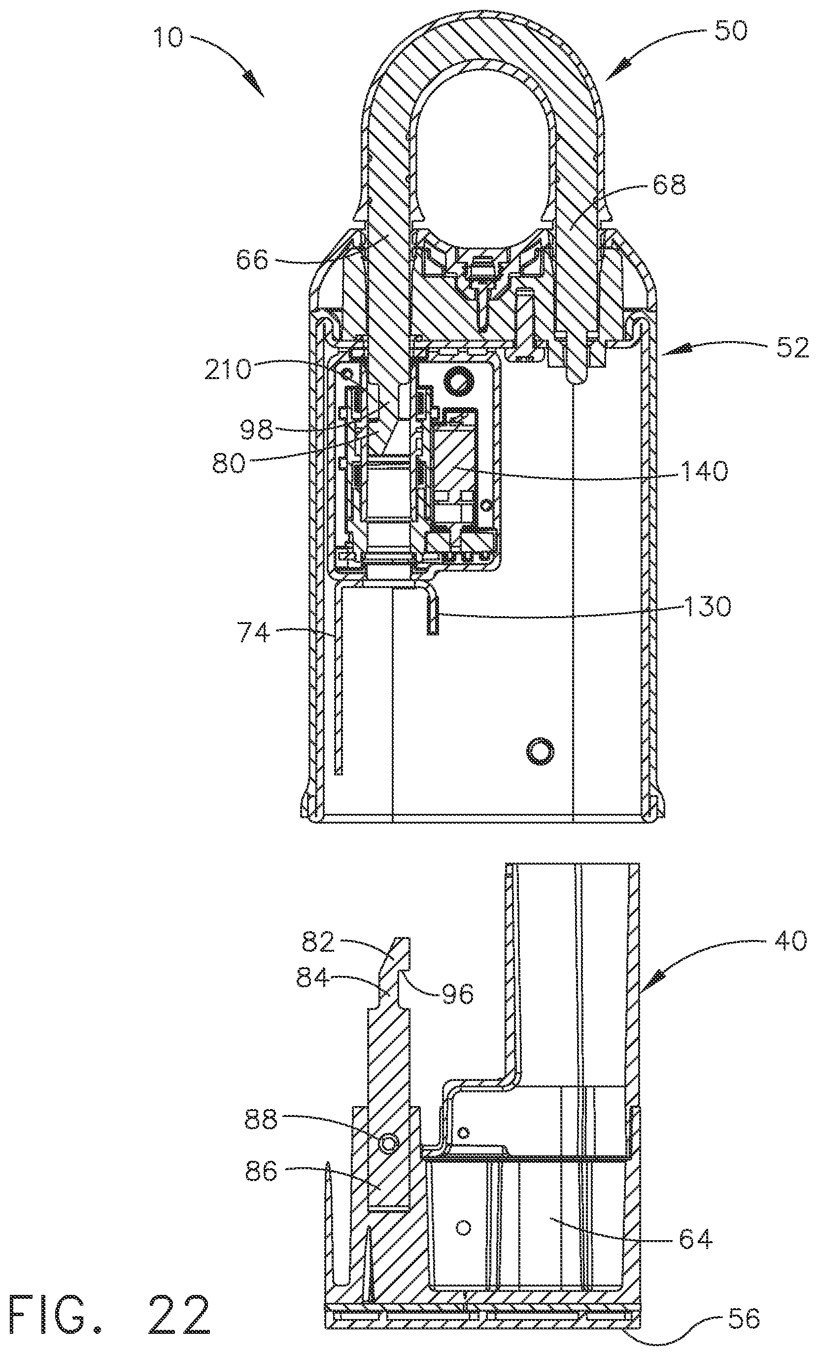 Patent US12480333 Figure 20 – Electronic lockbox