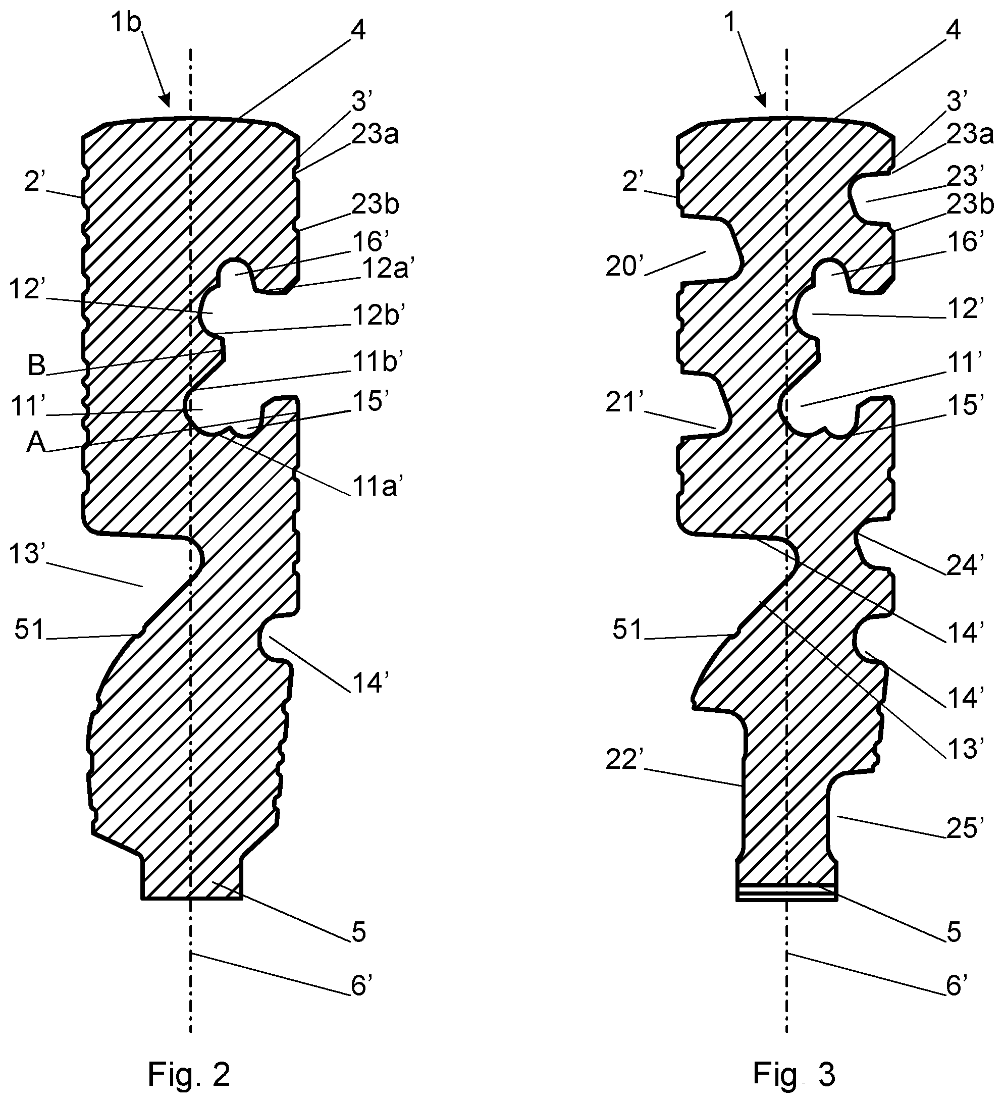 Patent US12480334 Figure 2 – Flat key for a locking cylinder