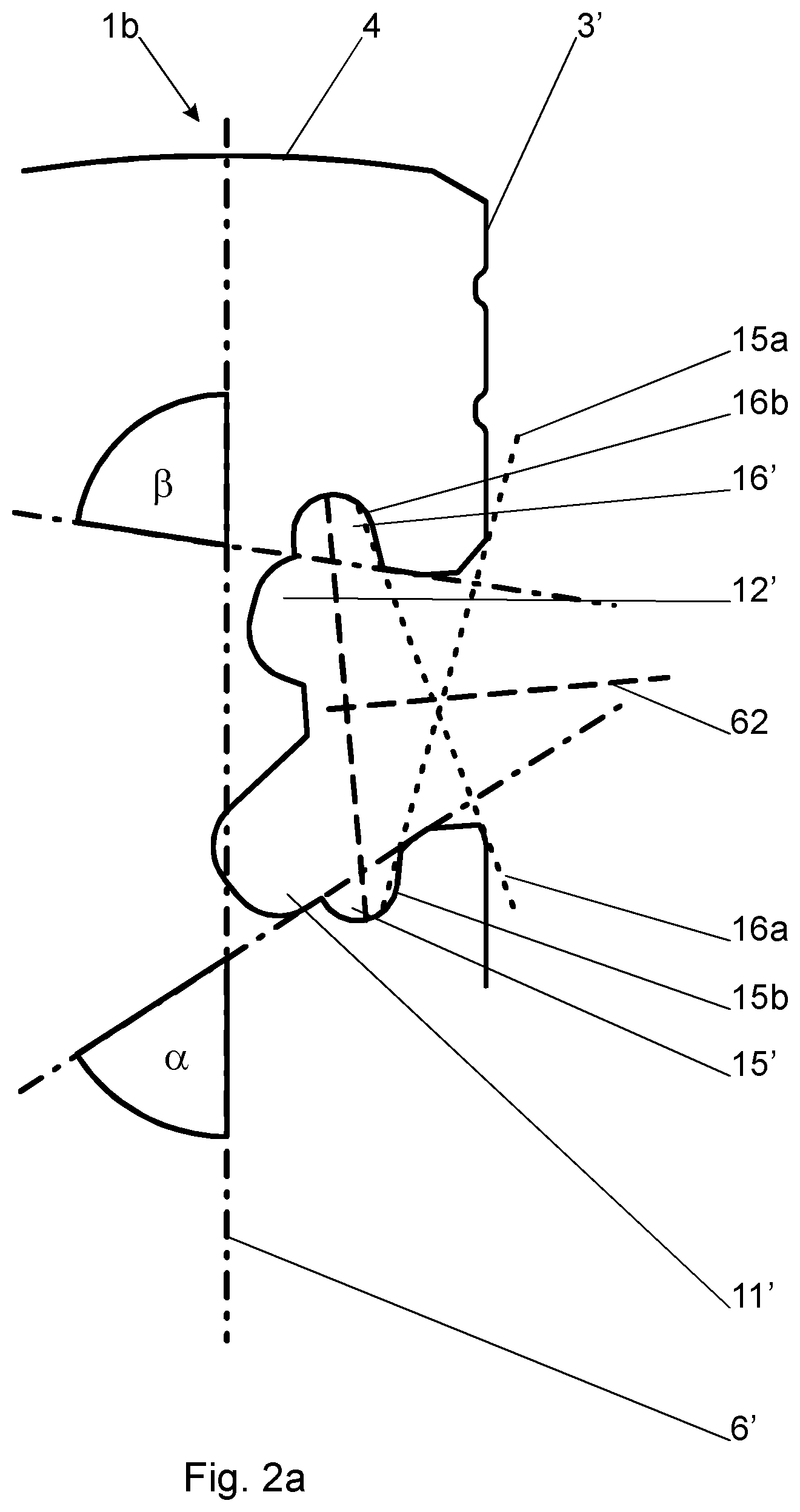 Patent US12480334 Figure 3 – Flat key for a locking cylinder
