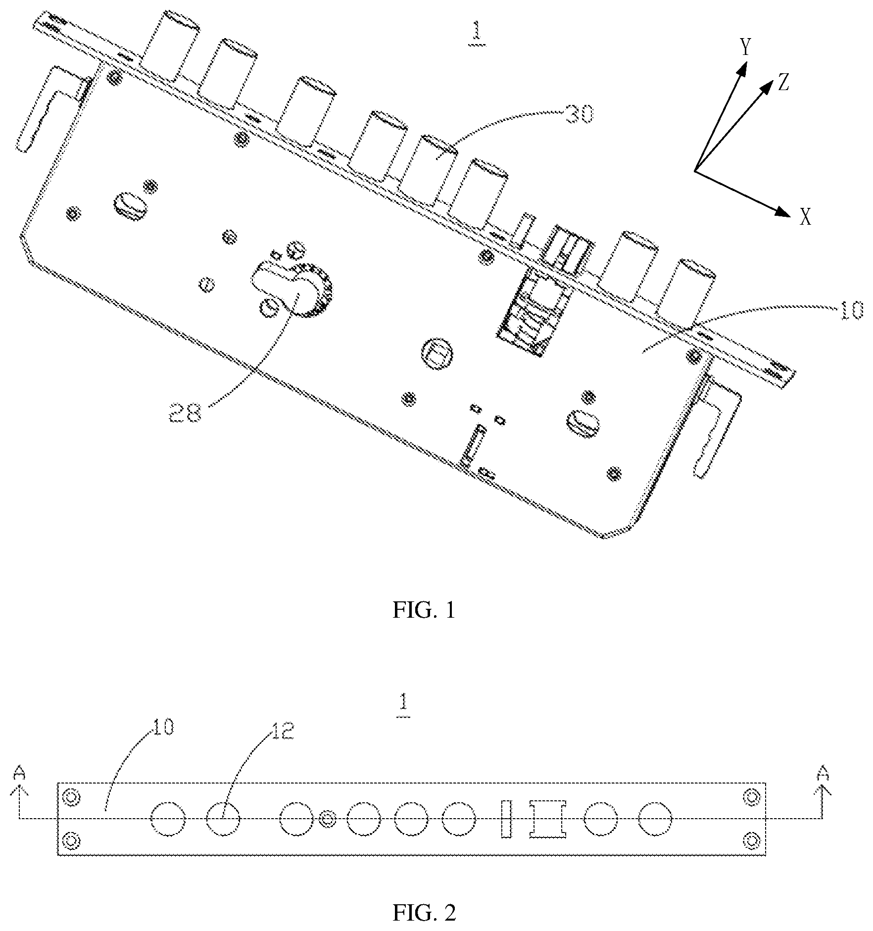 Patent US12480337 Figure 1 – Electric lock body