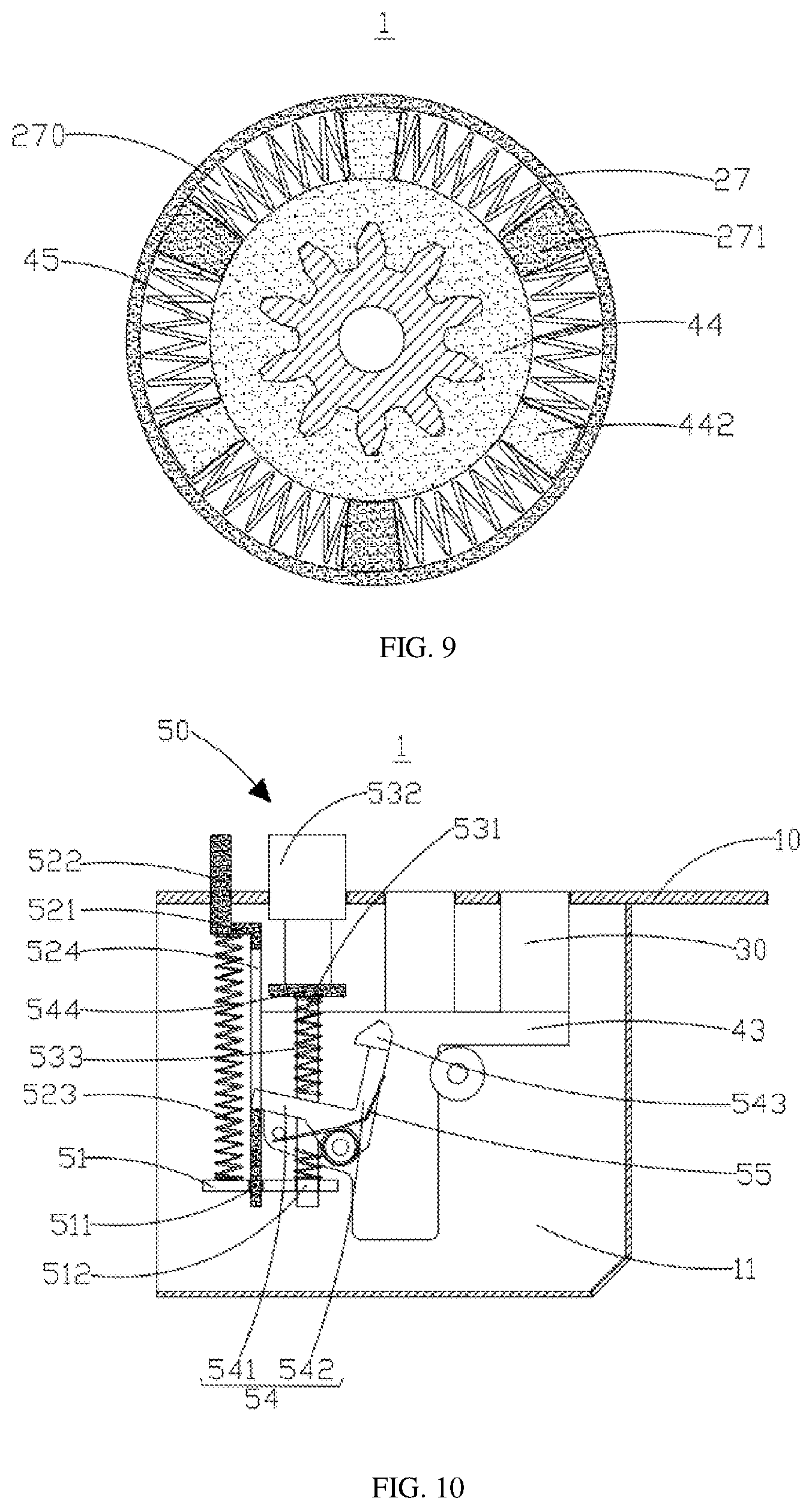 Patent US12480337 Figure 5 – Electric lock body