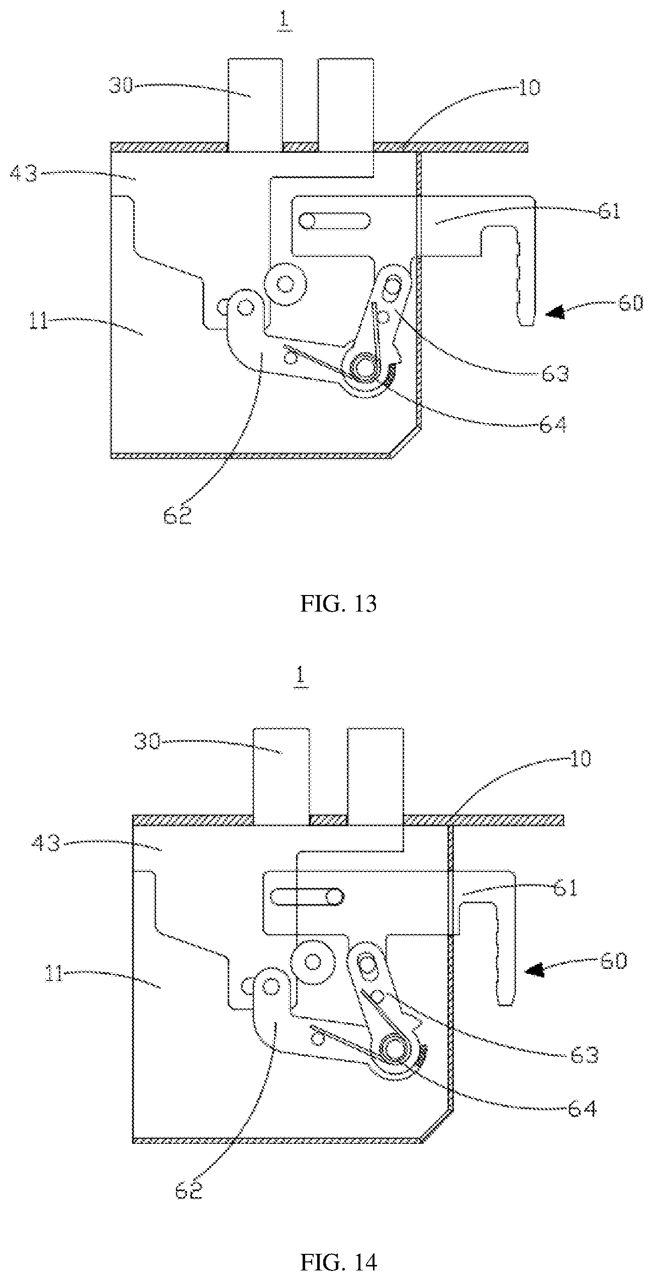 Patent US12480337 Figure 7 – Electric lock body