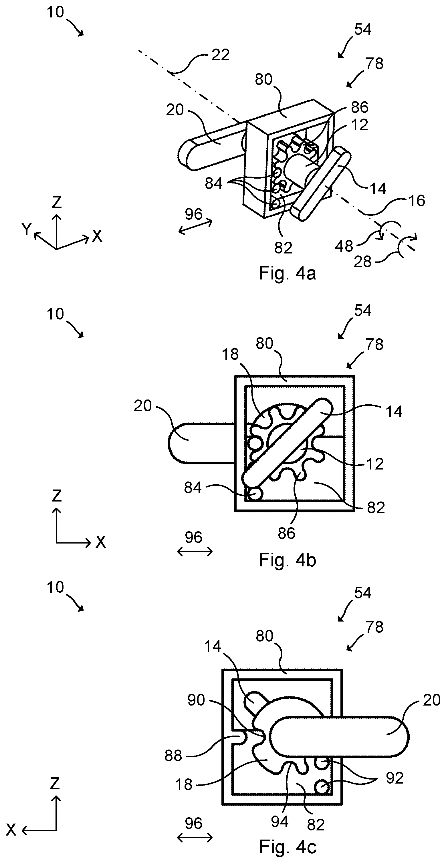 Patent US12480338 Figure 4 – Lock device for an electronic locking system, electronic locking system and method
