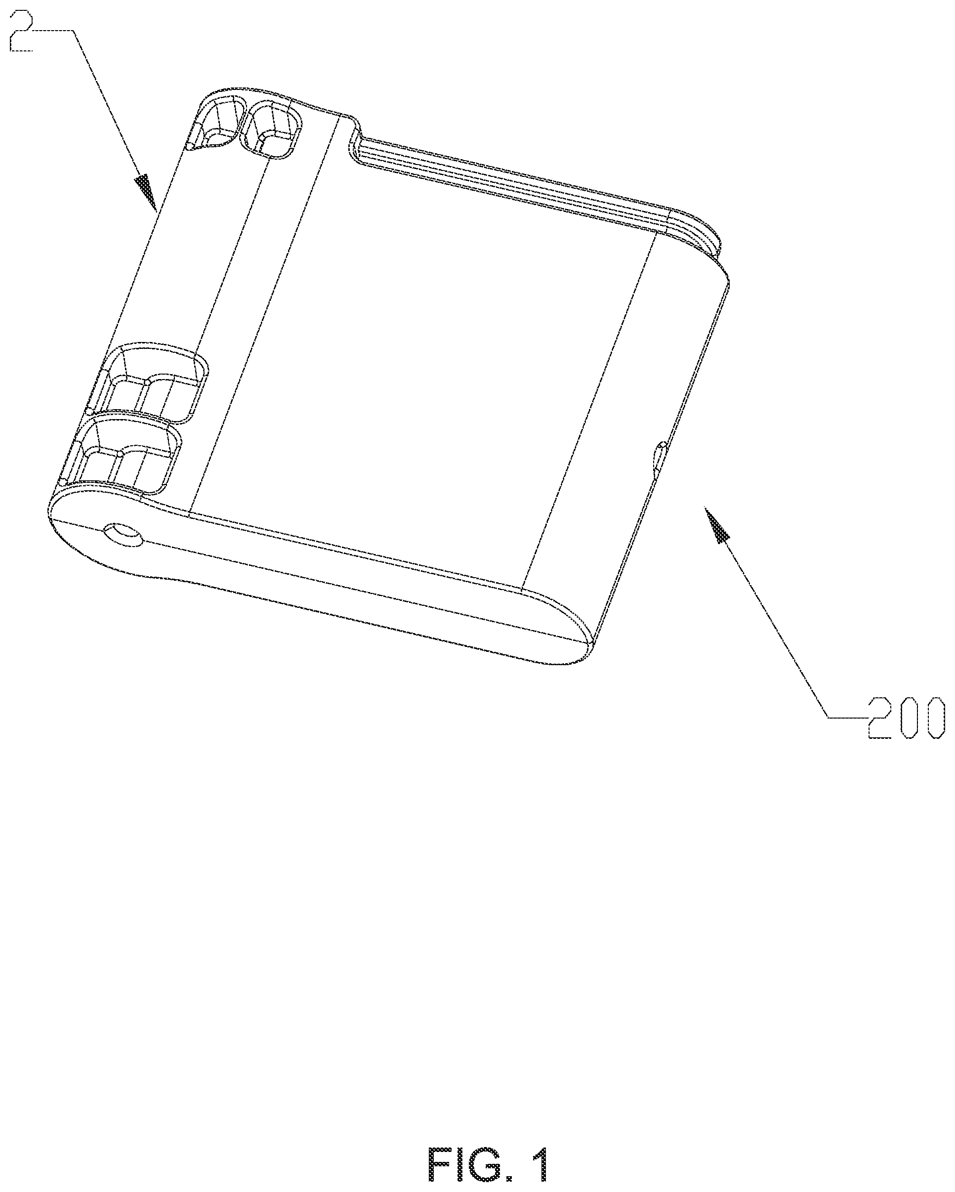 Patent US12480340 Figure 1 – Locator for cable lock