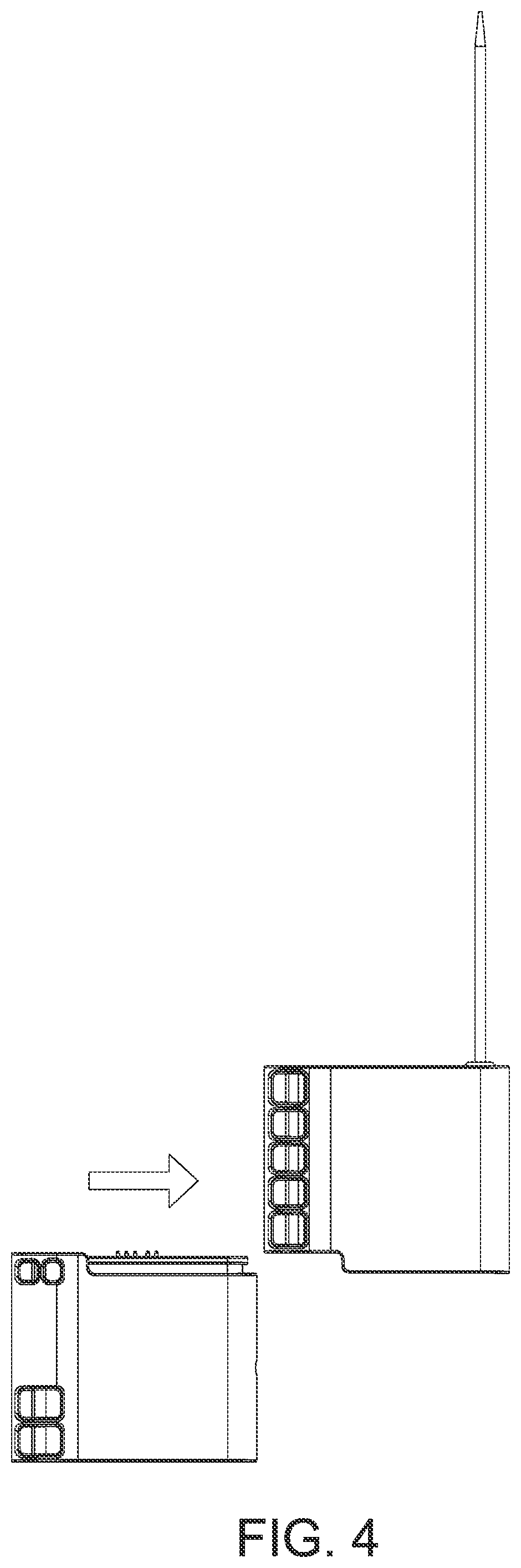Patent US12480340 Figure 4 – Locator for cable lock