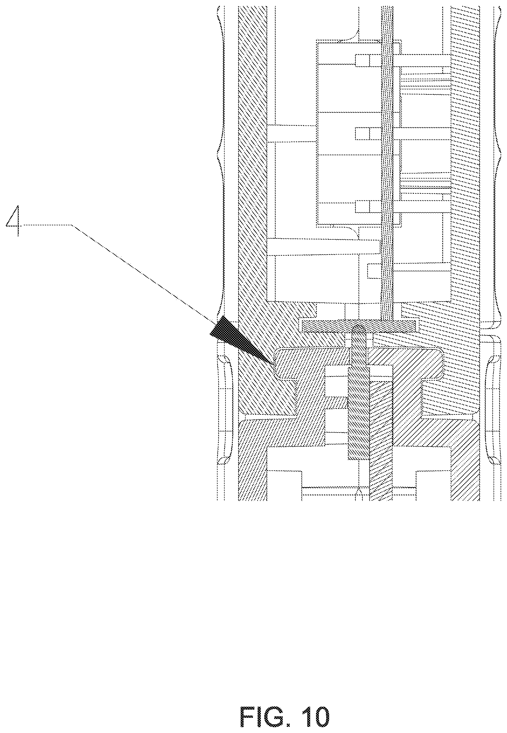 Patent US12480340 Figure 10 – Locator for cable lock