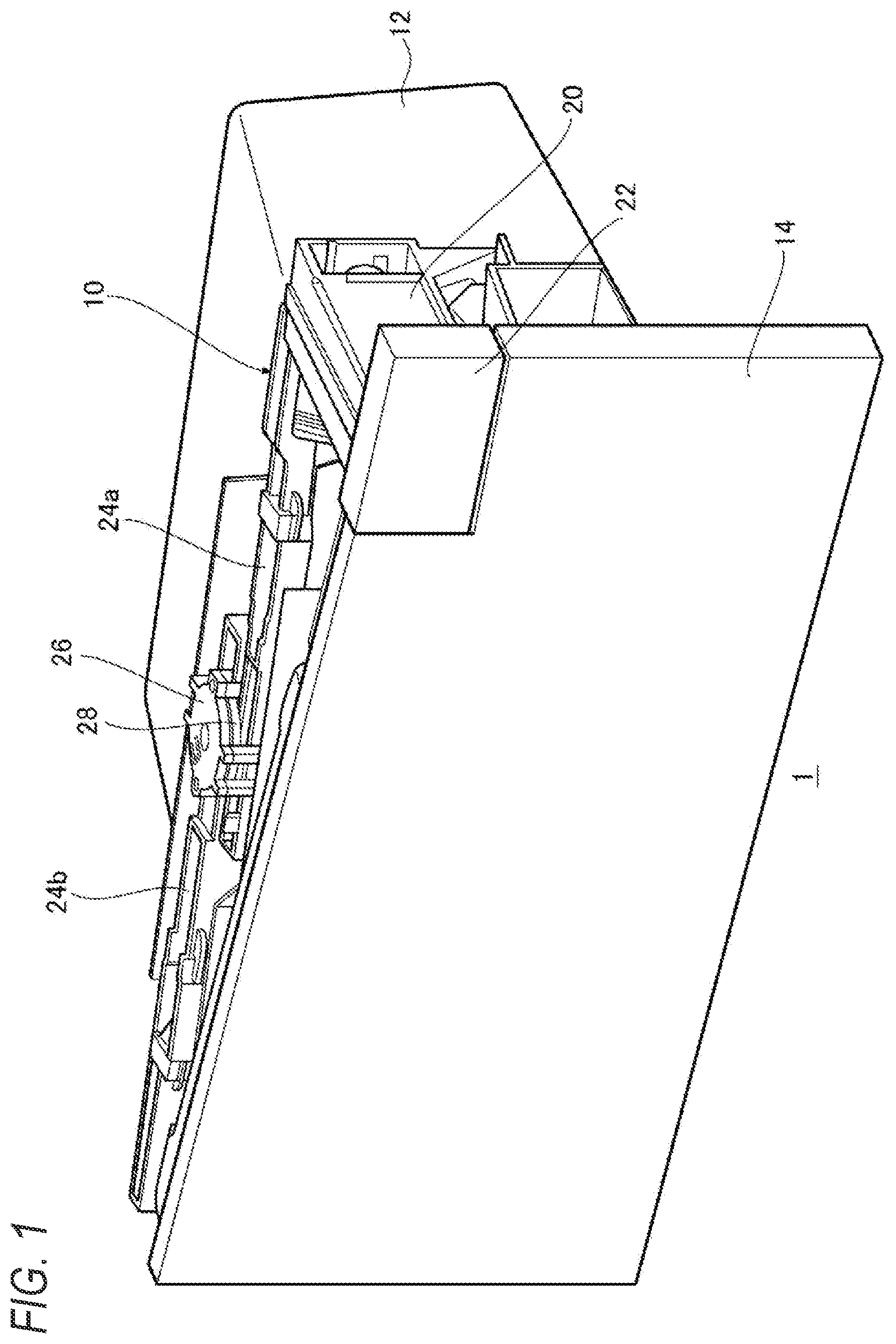 Patent US12480341 Figure 1 – Lock device
