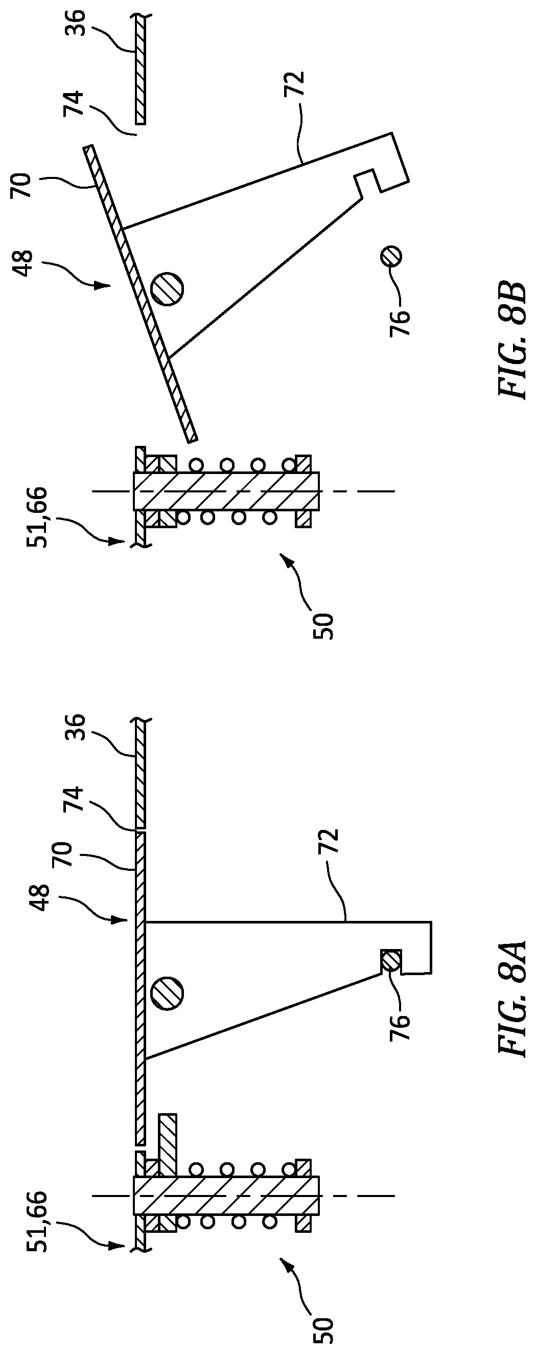 Patent US12480342 Figure 7 – Aircraft latch assembly with lock