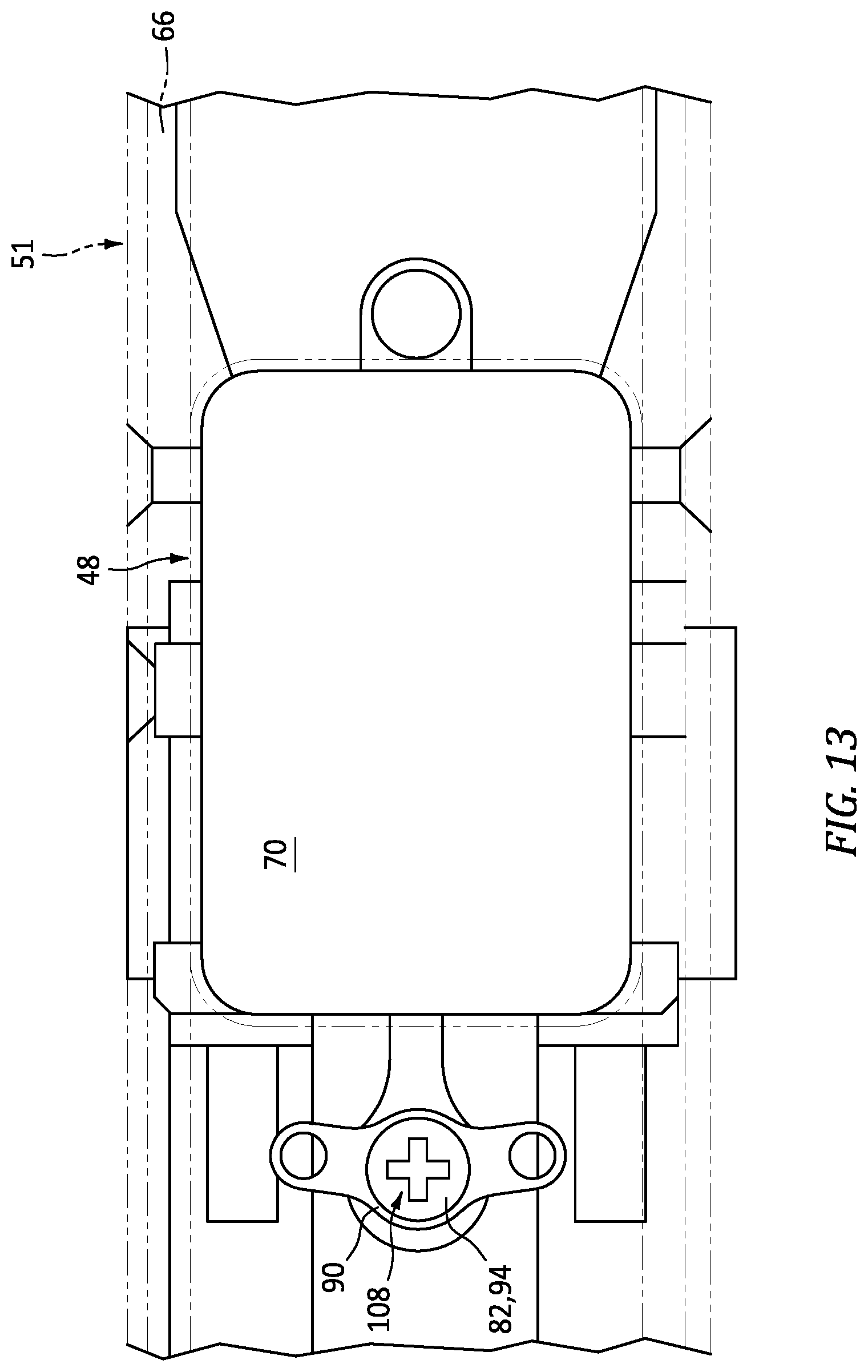 Patent US12480342 Figure 11 – Aircraft latch assembly with lock