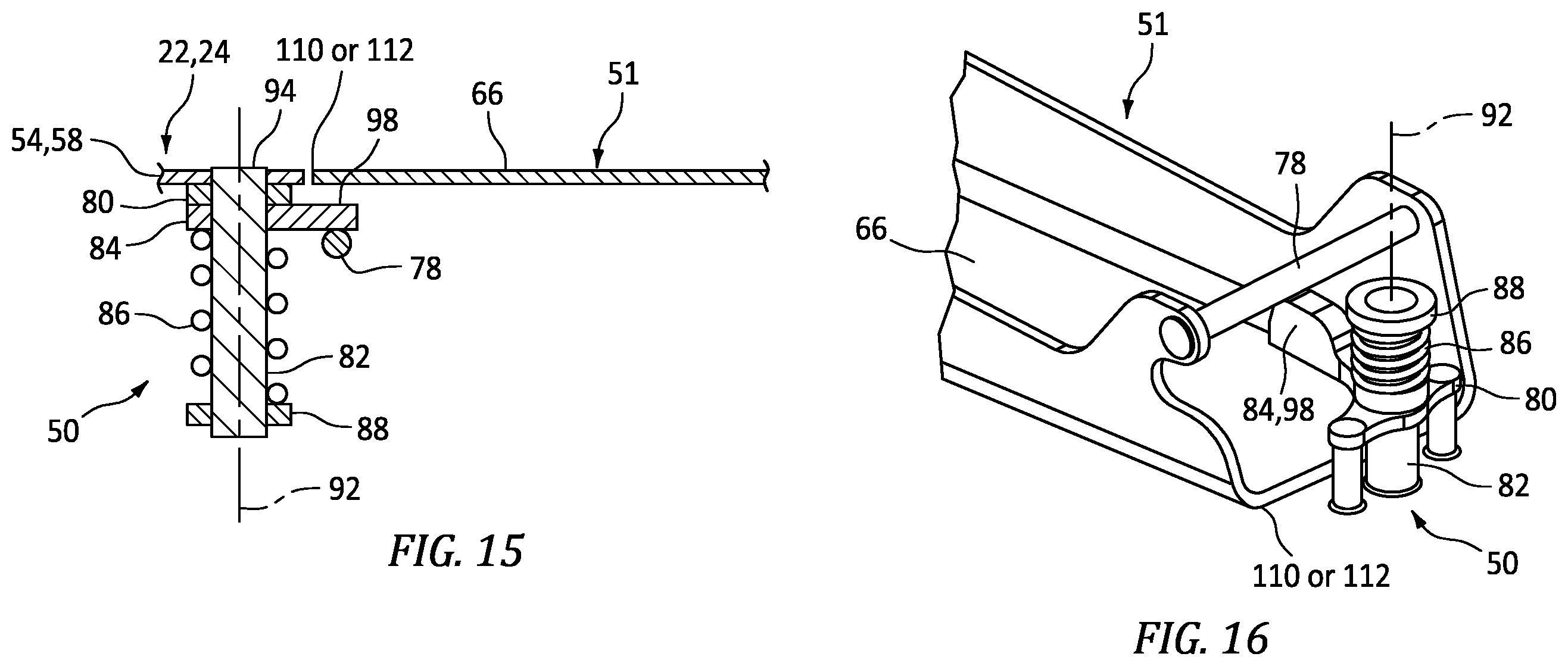 Patent US12480342 Figure 13 – Aircraft latch assembly with lock