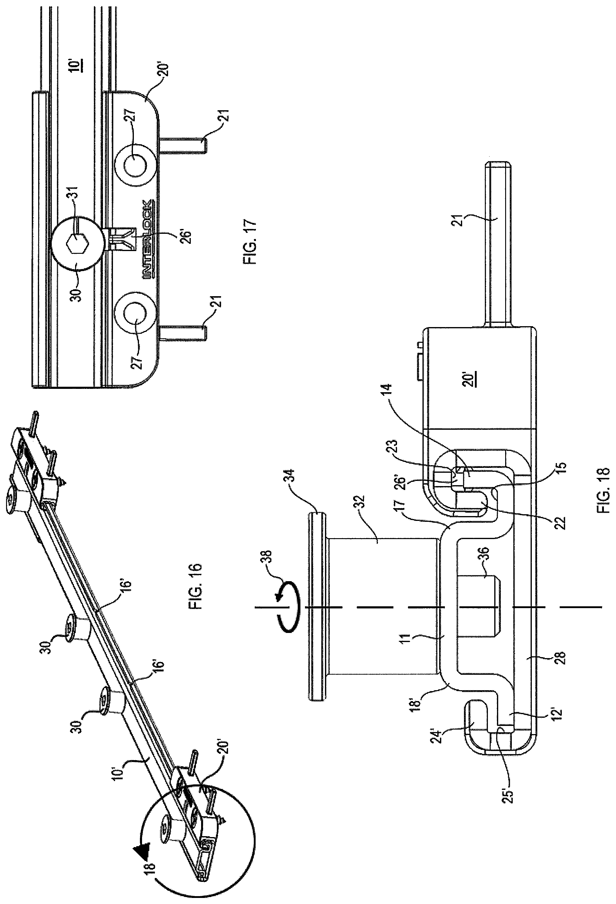 Patent US12480343 Figure 8 – Casement window lock bar