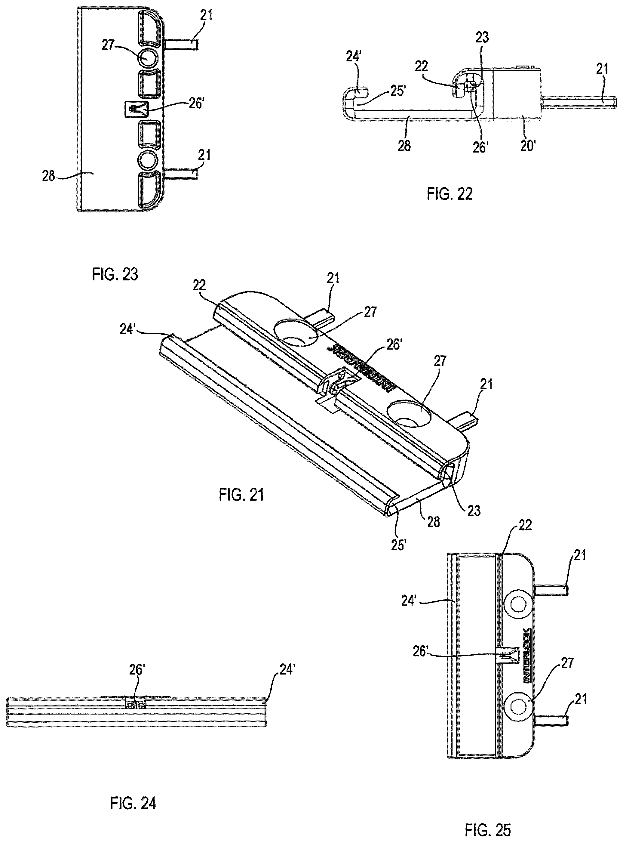 Patent US12480343 Figure 10 – Casement window lock bar