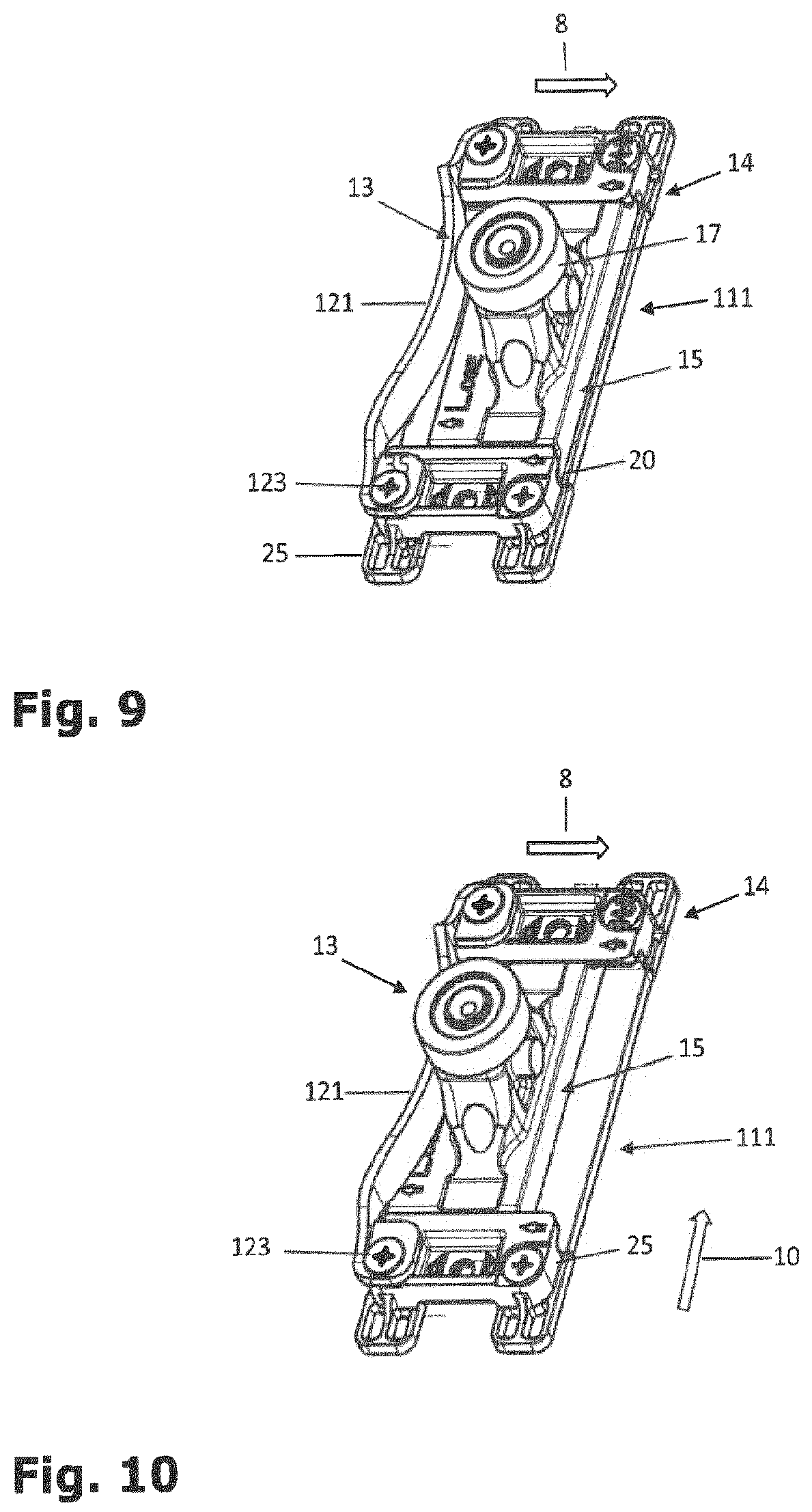 Patent US12480344 Figure 5 – Fitting assembly for arranging between a fixed frame and a leaf of a window or door