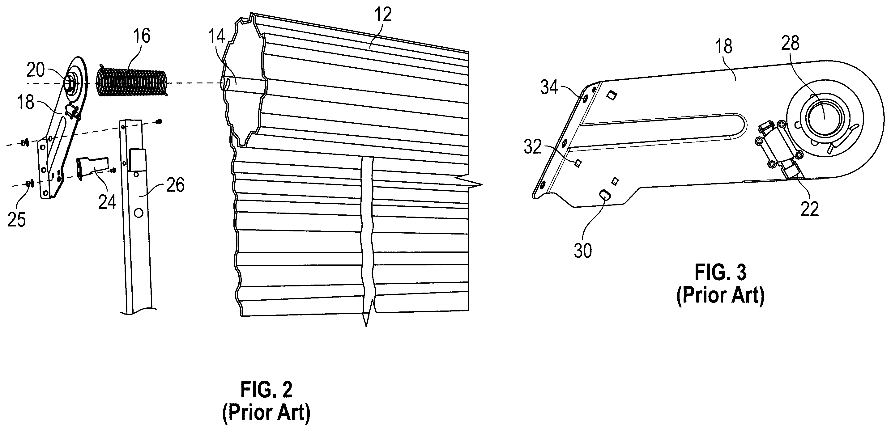 Patent US12480345 Figure 2 – Integrated bracket assembly with head stop for overhead doors