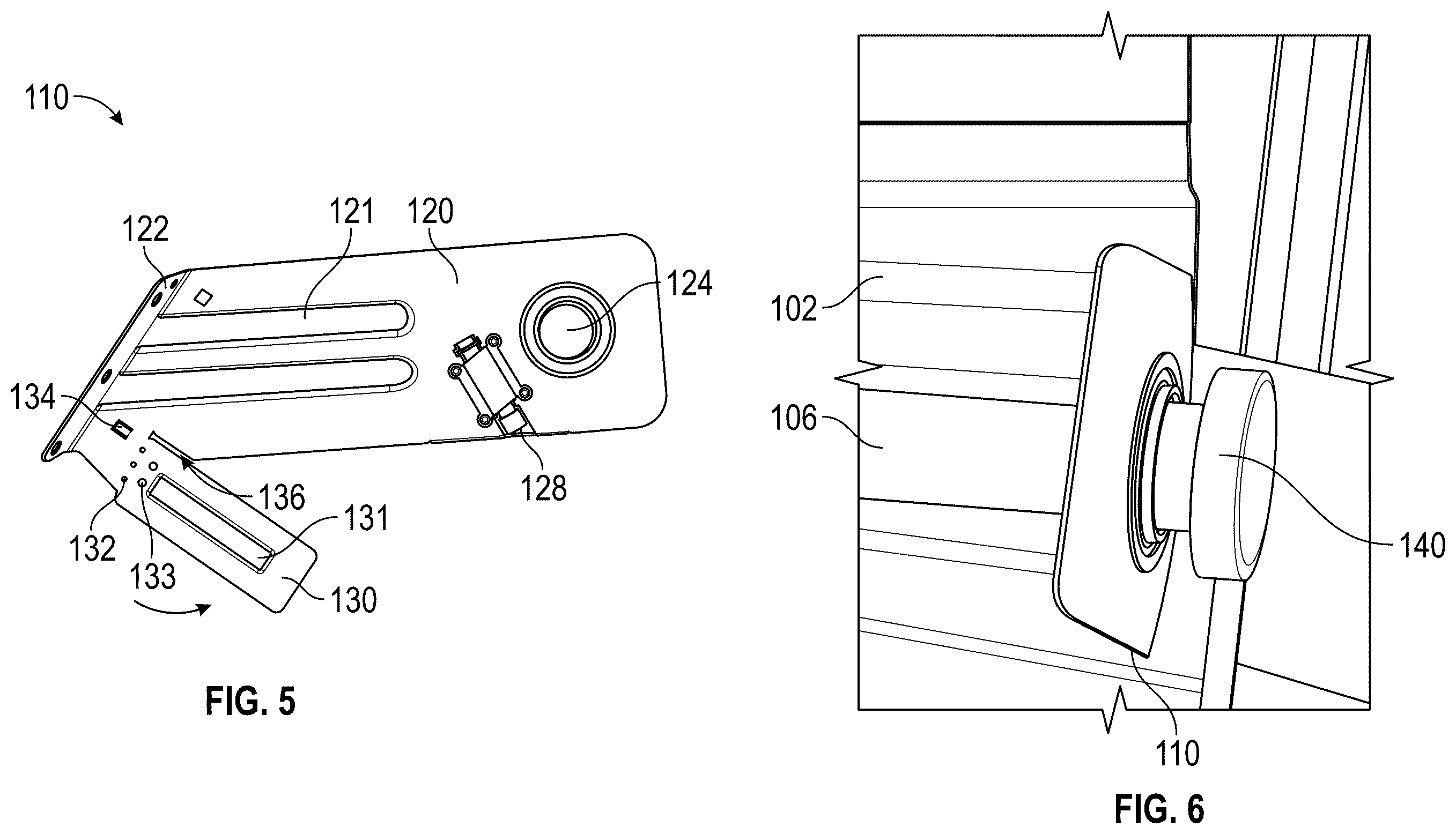 Patent US12480345 Figure 4 – Integrated bracket assembly with head stop for overhead doors