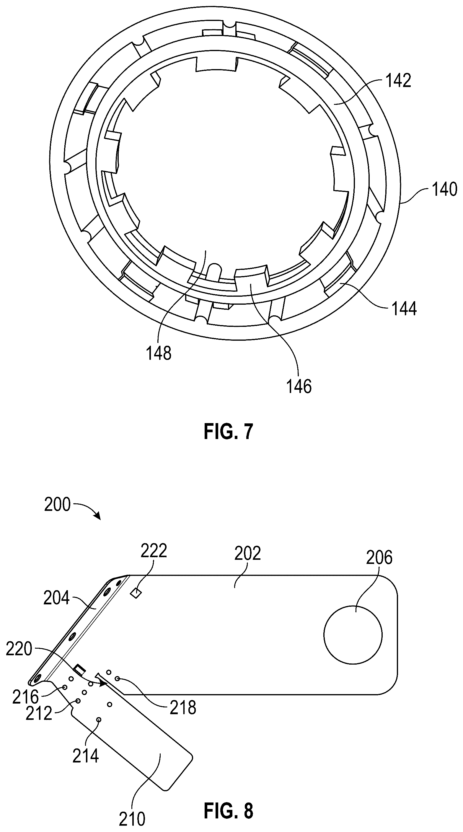 Patent US12480345 Figure 5 – Integrated bracket assembly with head stop for overhead doors