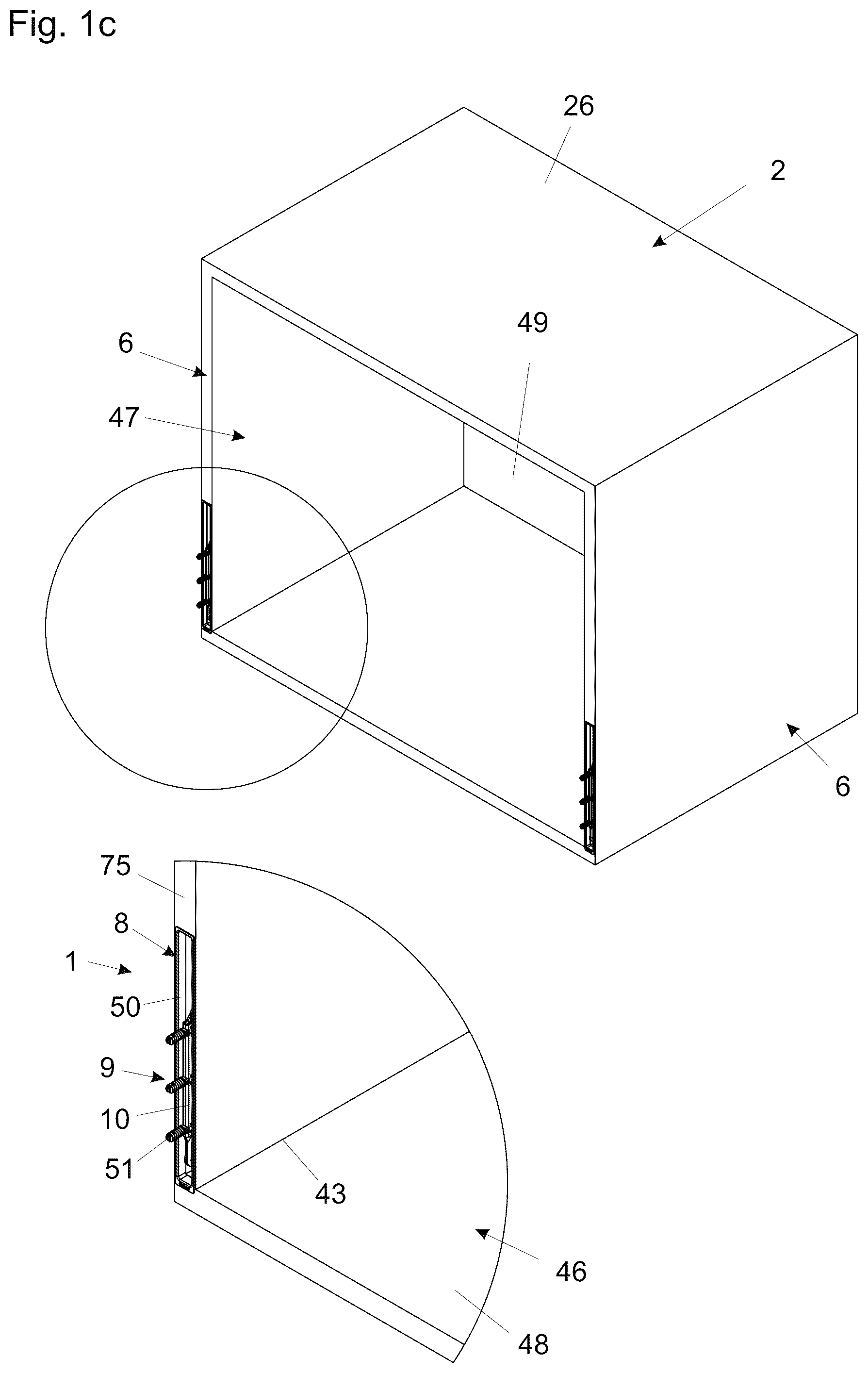 Patent US12480346 Figure 2 – Furniture fitting
