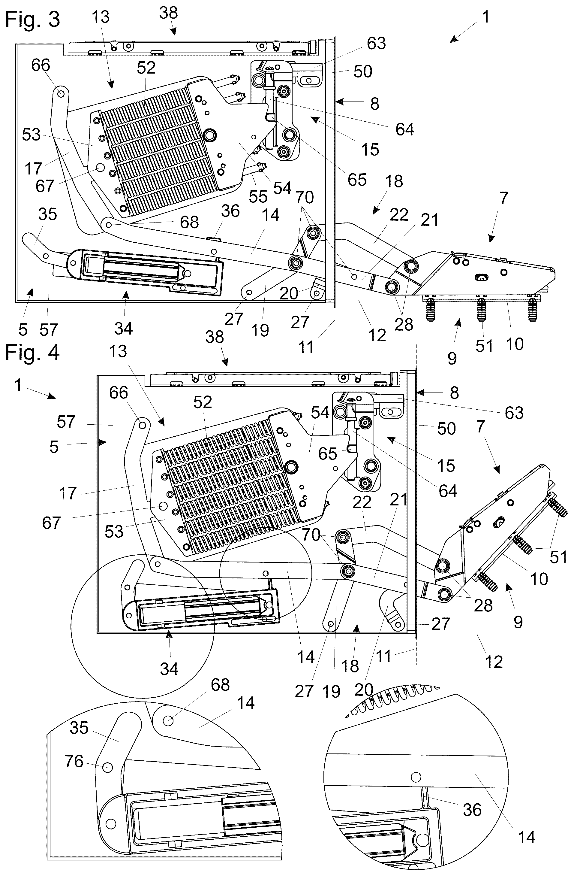 Patent US12480346 Figure 4 – Furniture fitting