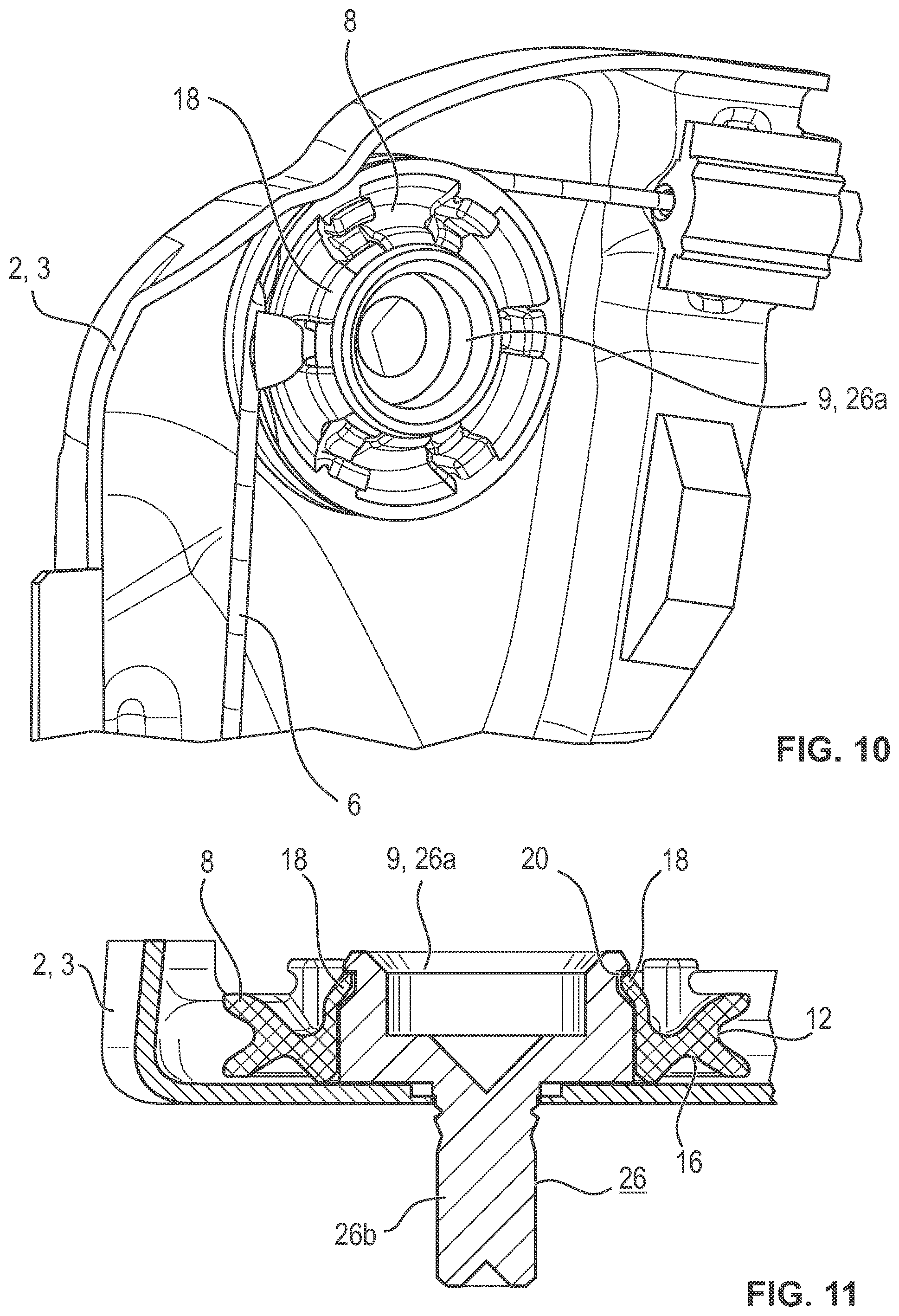 Patent US12480348 Figure 6 – Deflection device for a motor vehicle window lift, window lift and door module