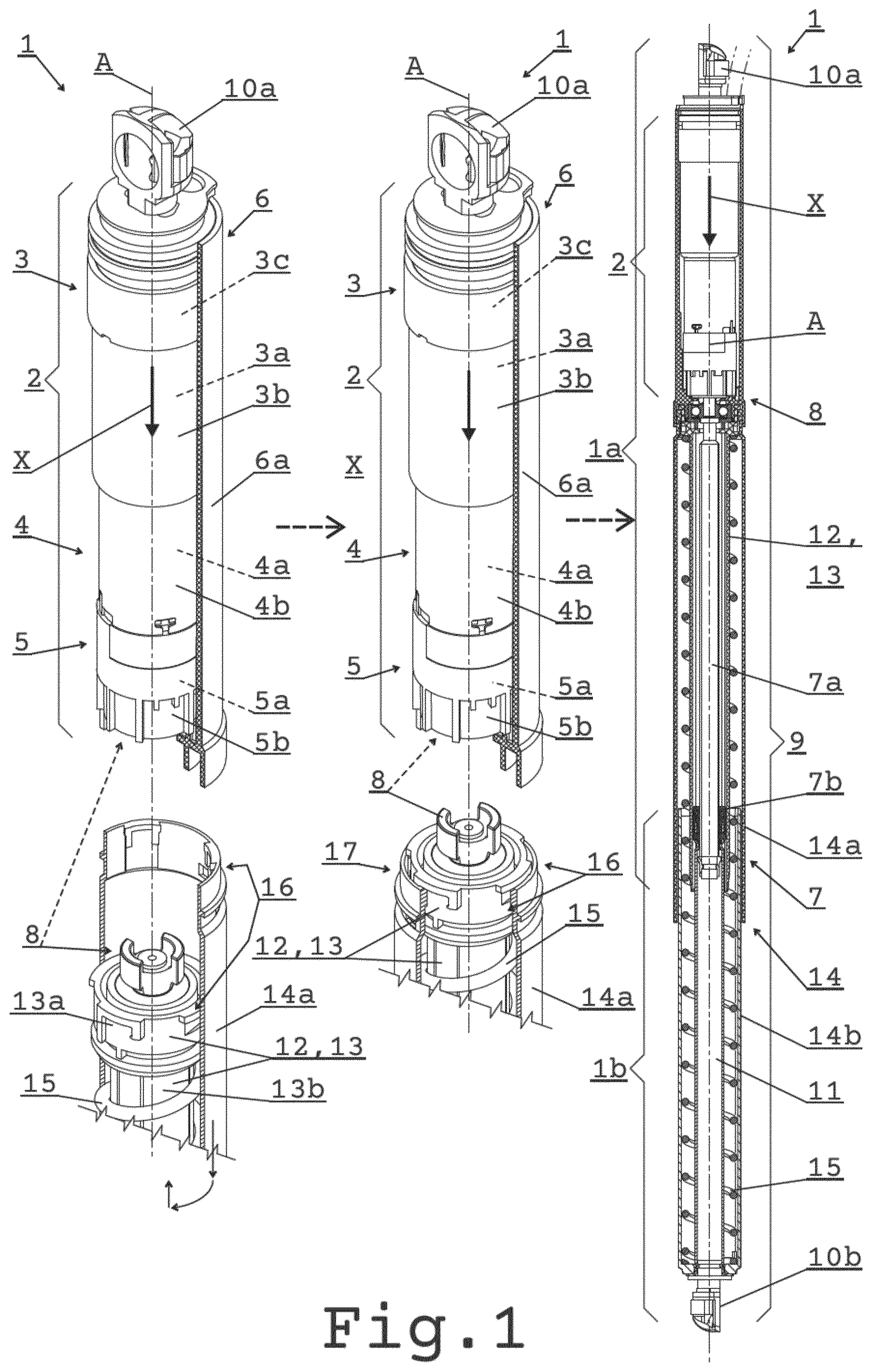Patent US12480351 Figure 1 – Spindle drive for a closure element of a motor vehicle