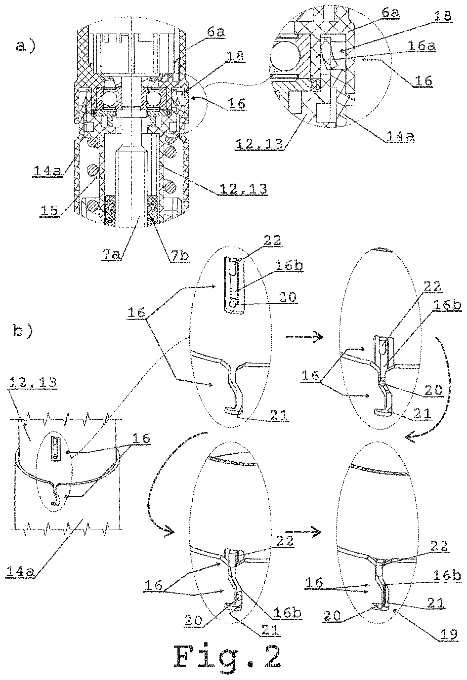 Patent US12480351 Figure 2 – Spindle drive for a closure element of a motor vehicle