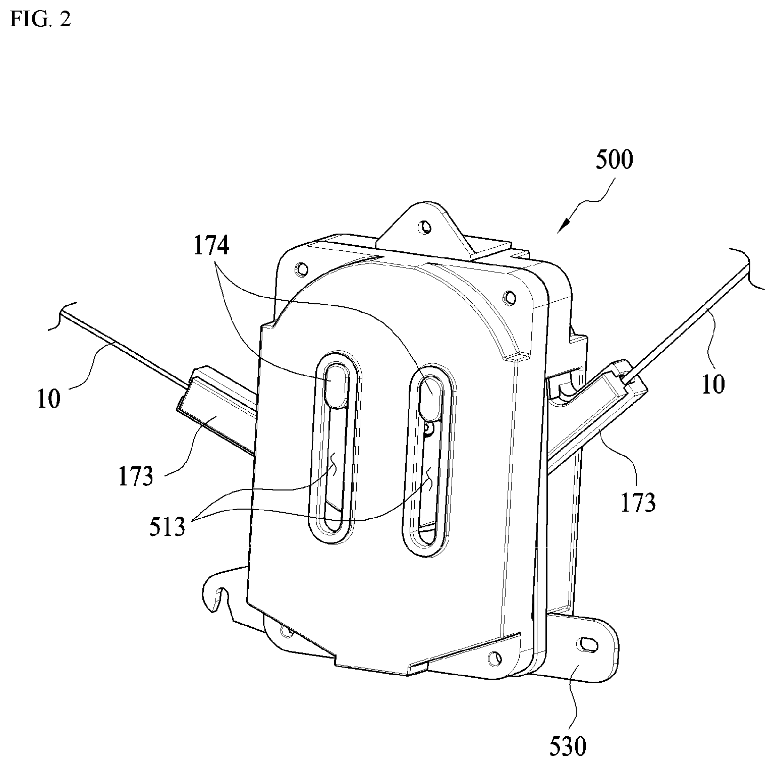 Patent US12480352 Figure 2 – Power sliding door actuator
