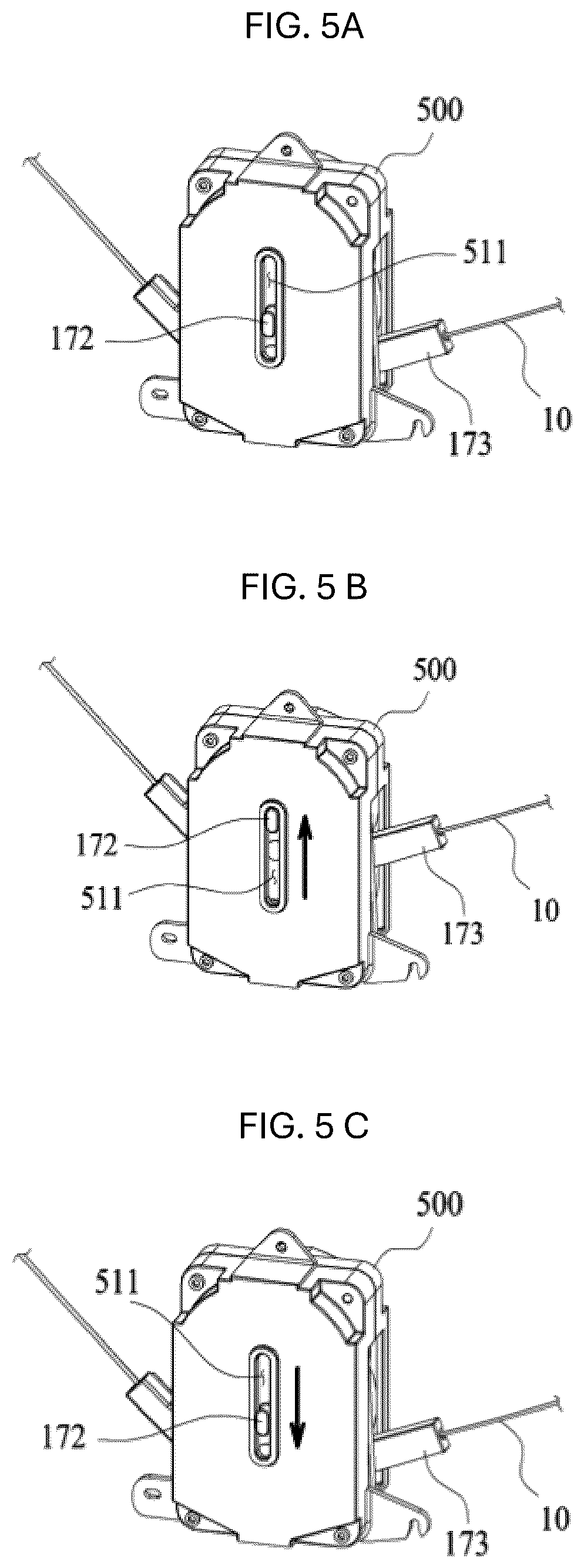 Patent US12480352 Figure 5 – Power sliding door actuator