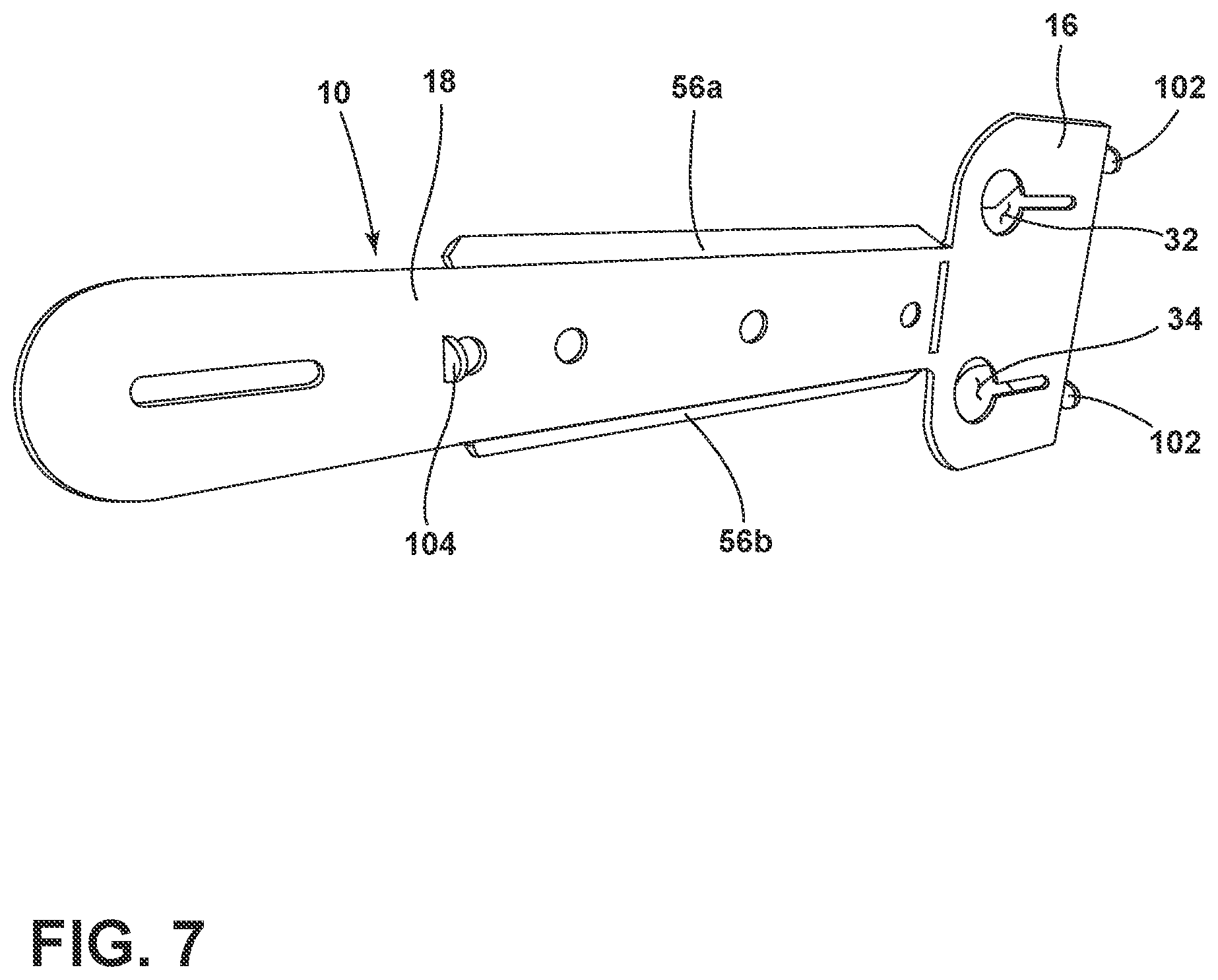 Patent US12480354 Figure 7 – Mounting hardware assembly