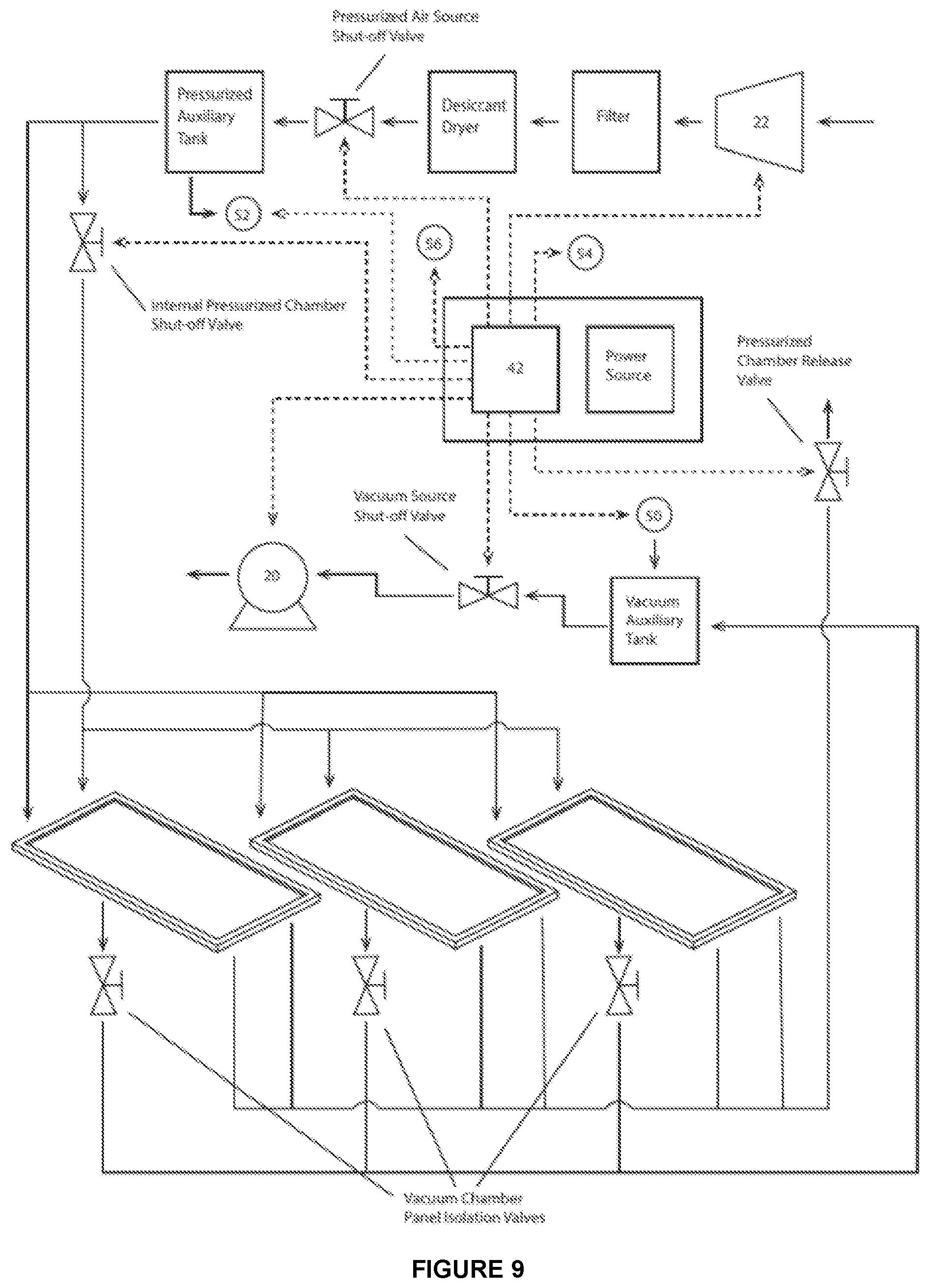 Patent US12480356 Figure 5 – Dynamic multi-pane insulating assembly and system