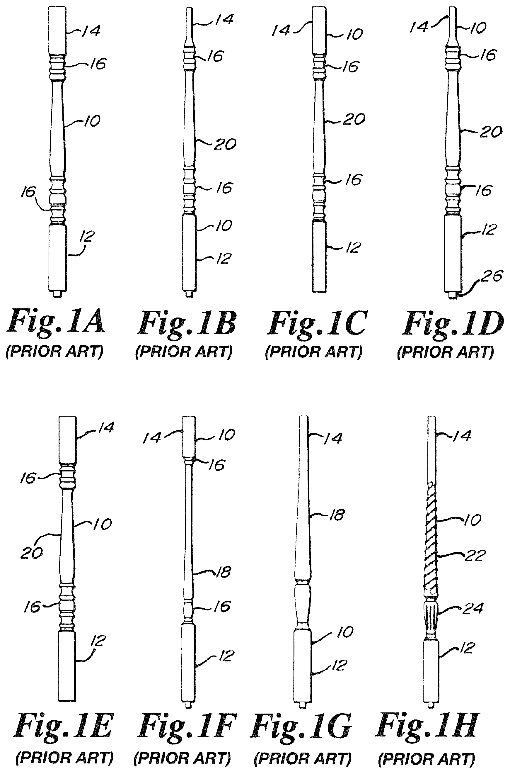 Patent US12480358 Figure 1 – Gate having four pins and stairway post adapter