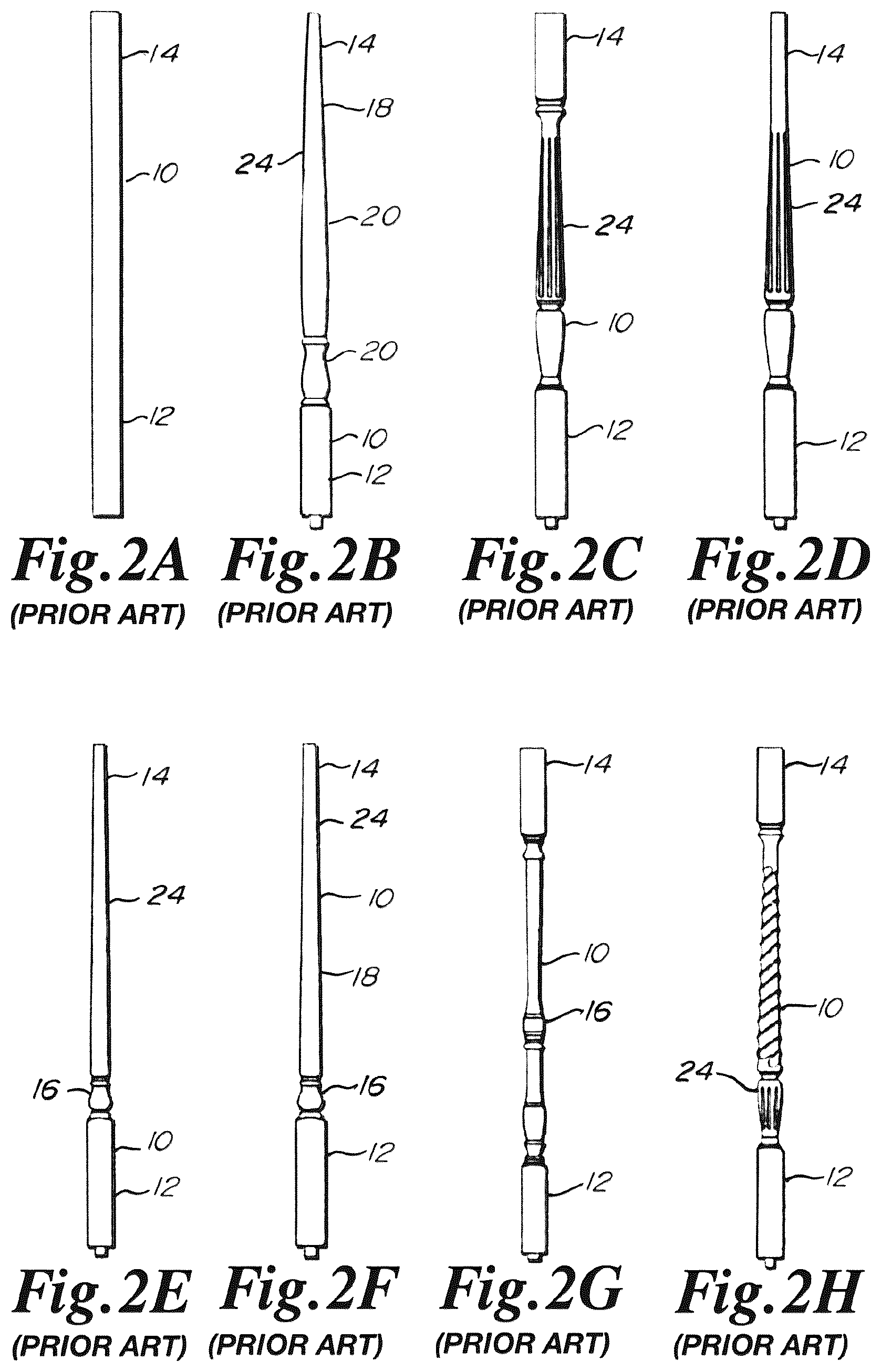 Patent US12480358 Figure 2 – Gate having four pins and stairway post adapter