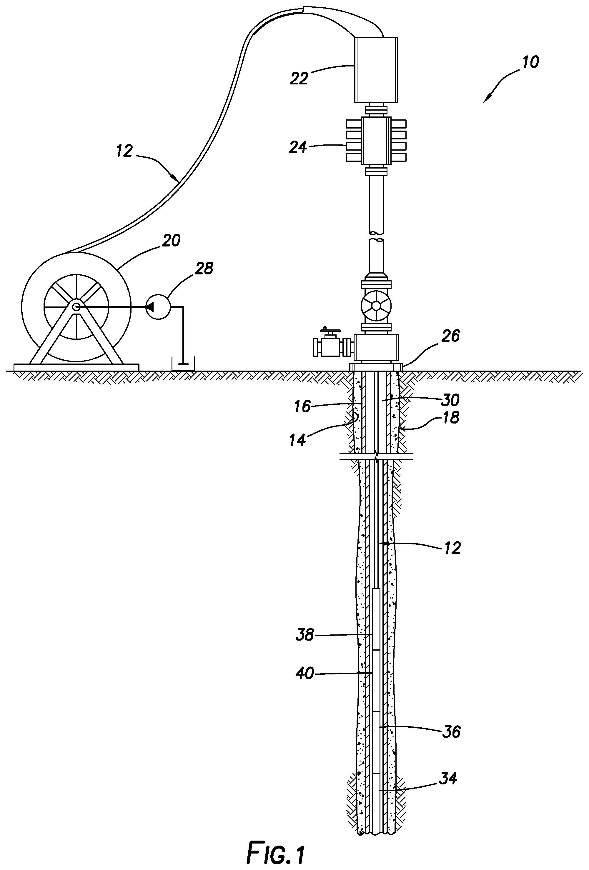 Patent US12480363 Figure 1 – Rotational speed reduction in downhole tool assemblies
