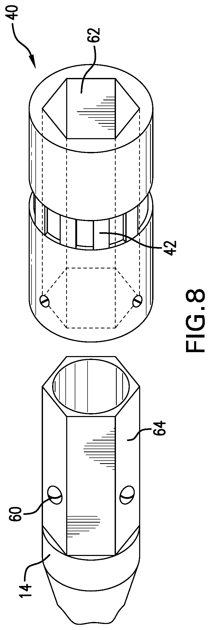 Patent US12480367 Figure 8 – Downhole tool, method, and system