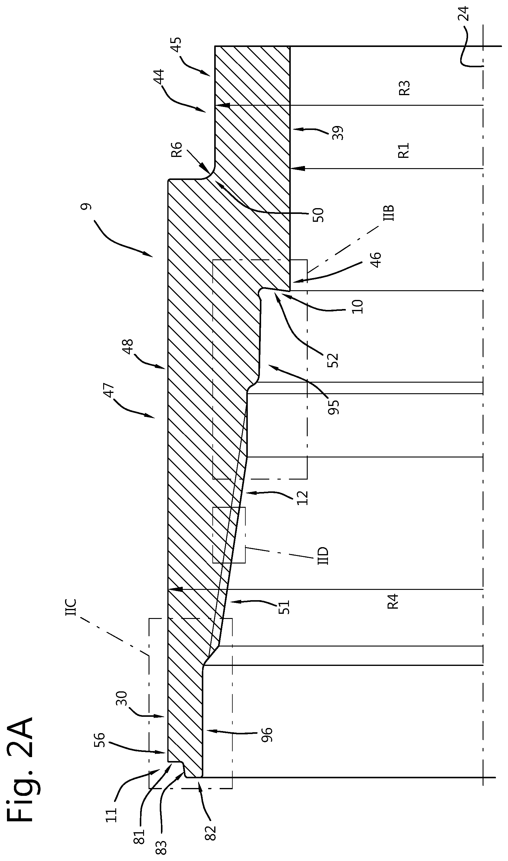 Patent US12480369 Figure 6 – Threaded connection for hammering interconnected tubular members